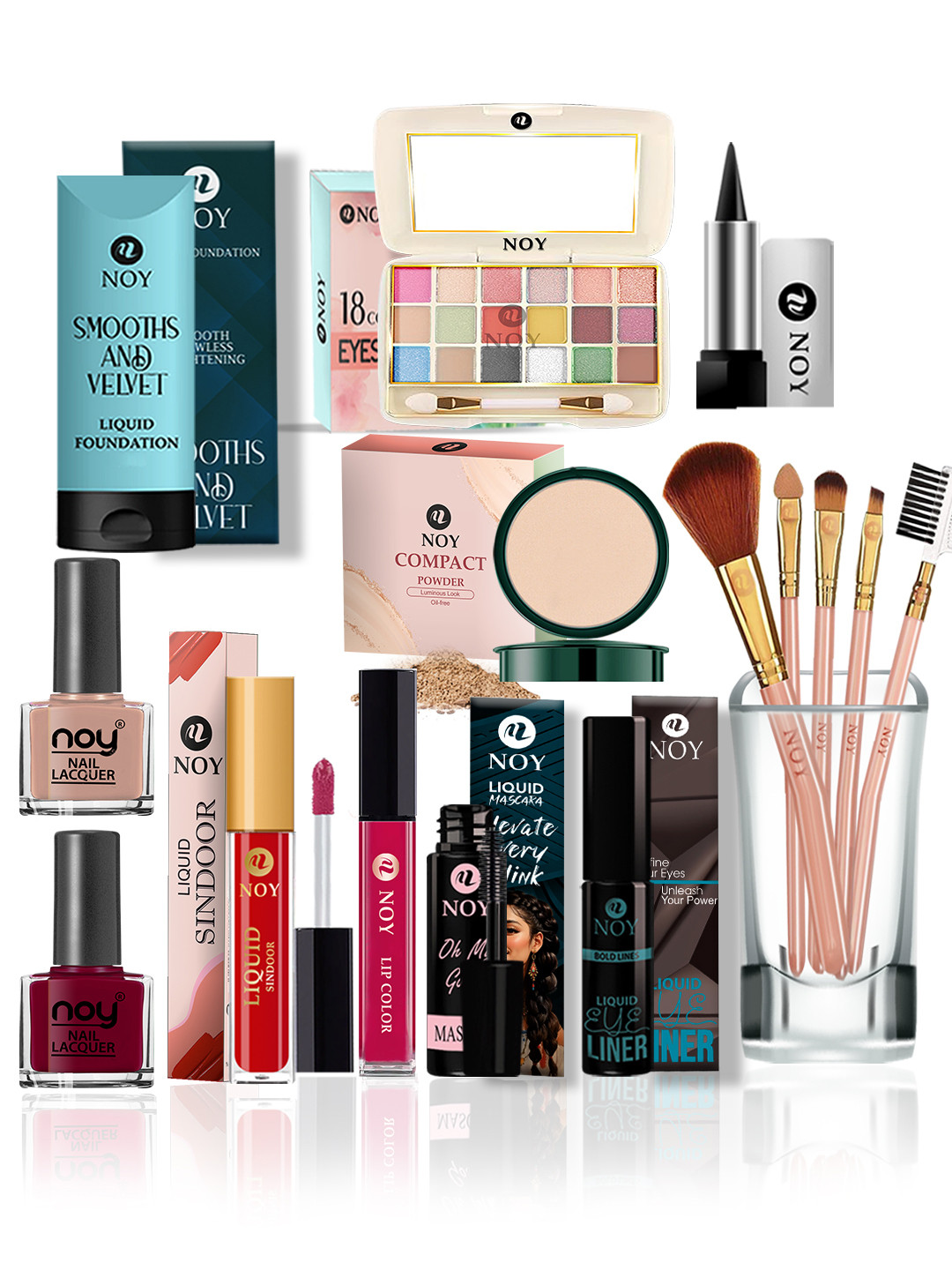 NOY Elegance Makeup Combo - Elegant Pairing For Timeless Beauty - Combo No. 508
