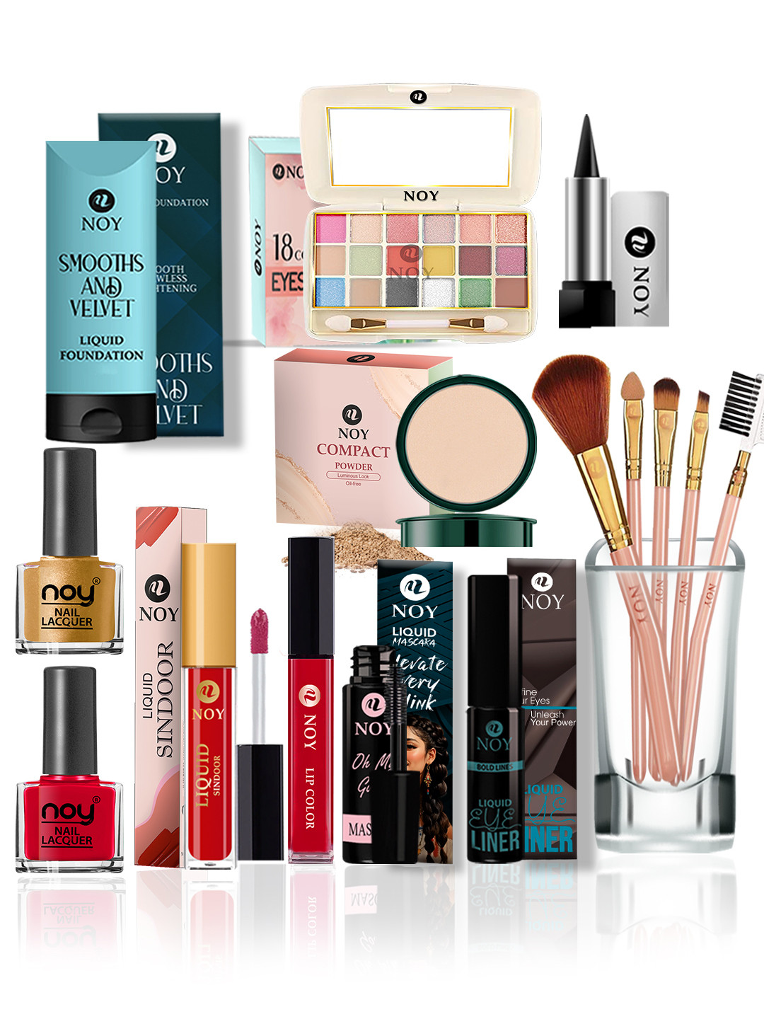 NOY Allure Makeup Combo - Charm And Captivate With Irresistible Beauty - Combo No 552