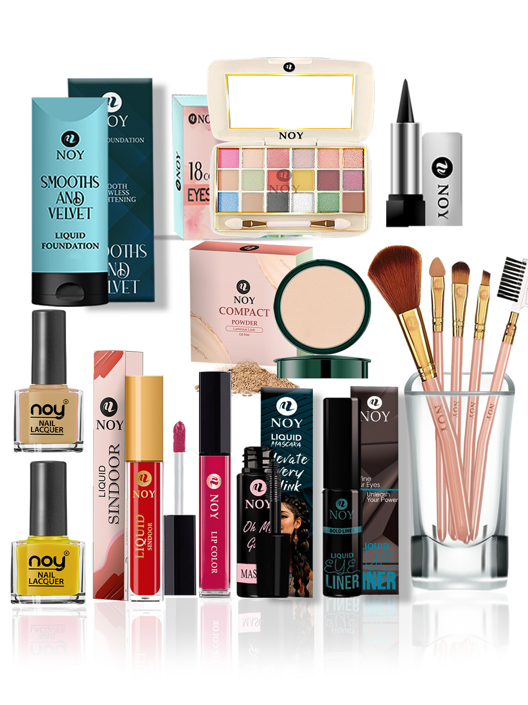 NOY Harmony Makeup Combo - Seamless Blend Of Beauty Essentials - Combo No 124