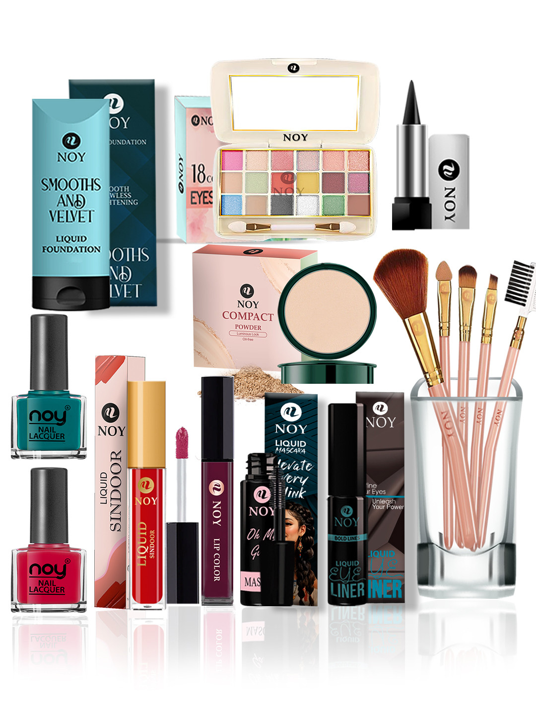 NOY Luminous Makeup Combo - Dazzling Duo For Luminous Beauty - Combo No 389