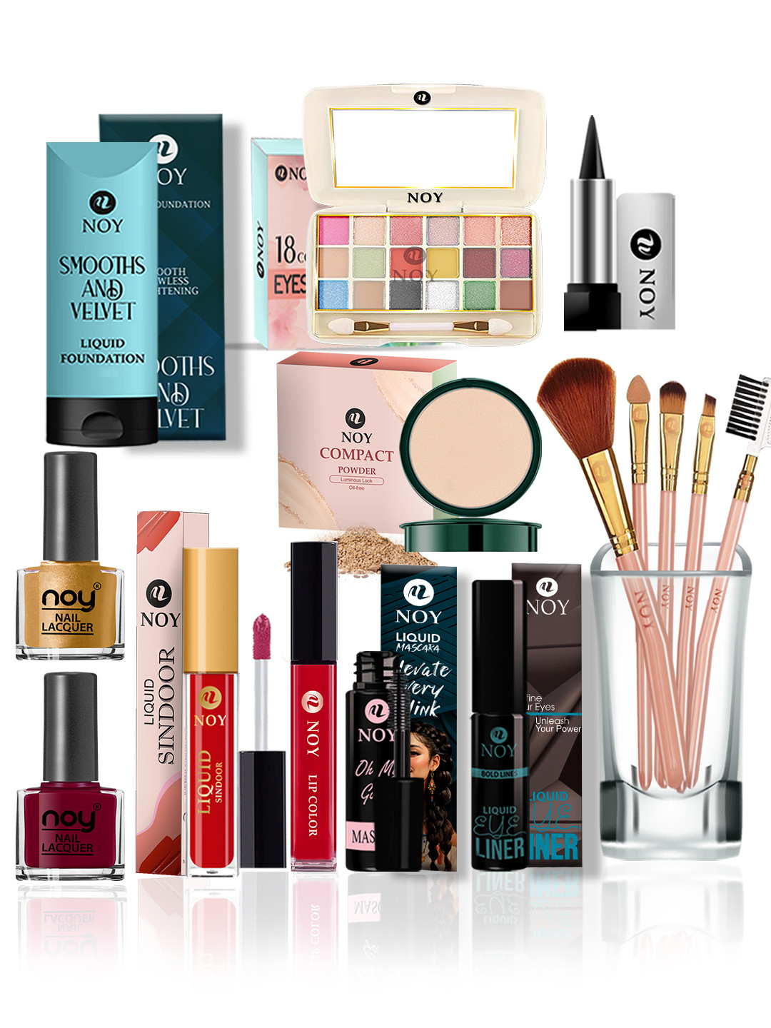 NOY Set Of 15 Makeup Kit Combo - #480