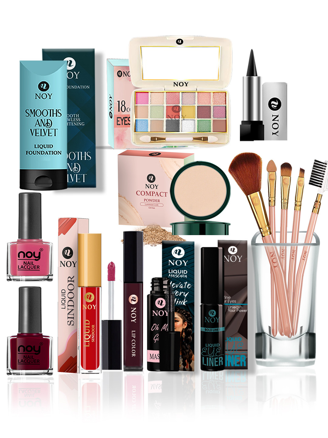 NOY Set Of 15 Splendor Makeup Kit Combo - #209