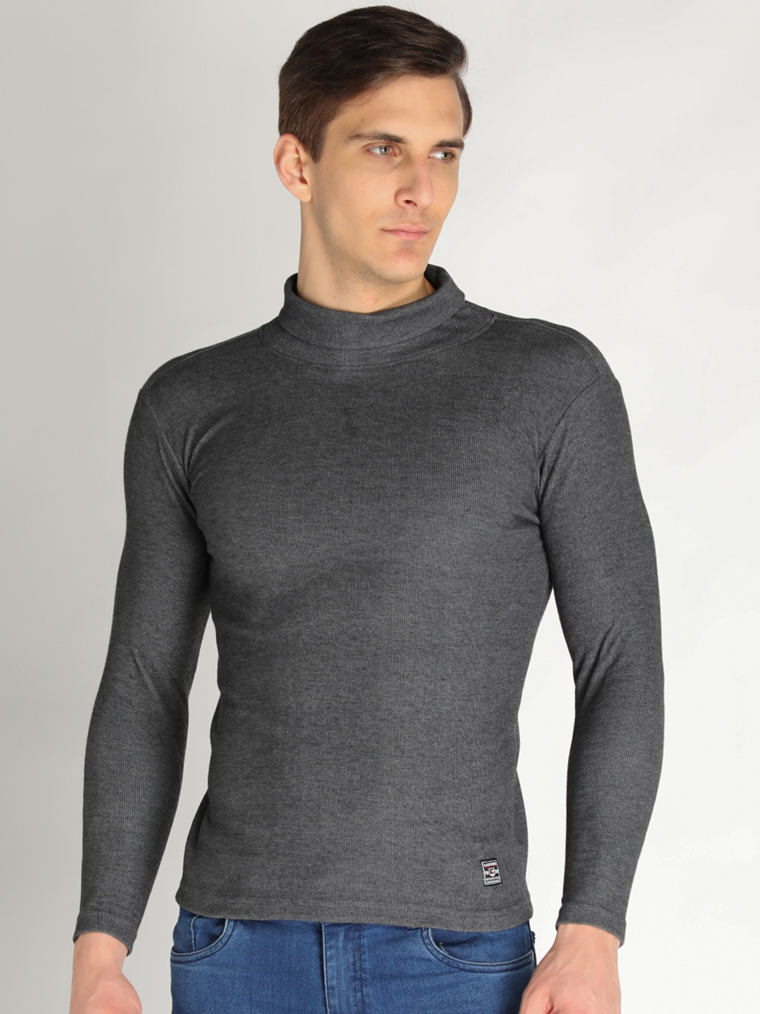 NEVA Turtle Neck Cotton Pullover Sweater
