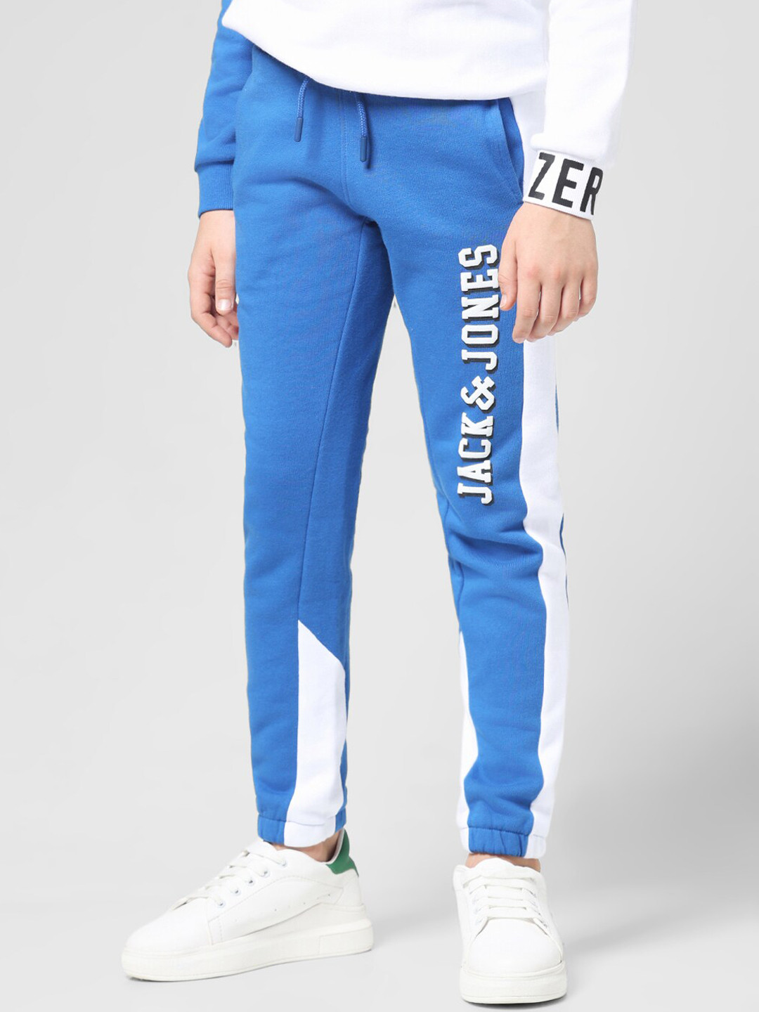 Jack & Jones Junior Boys Colorblocked Mid Rise Joggers