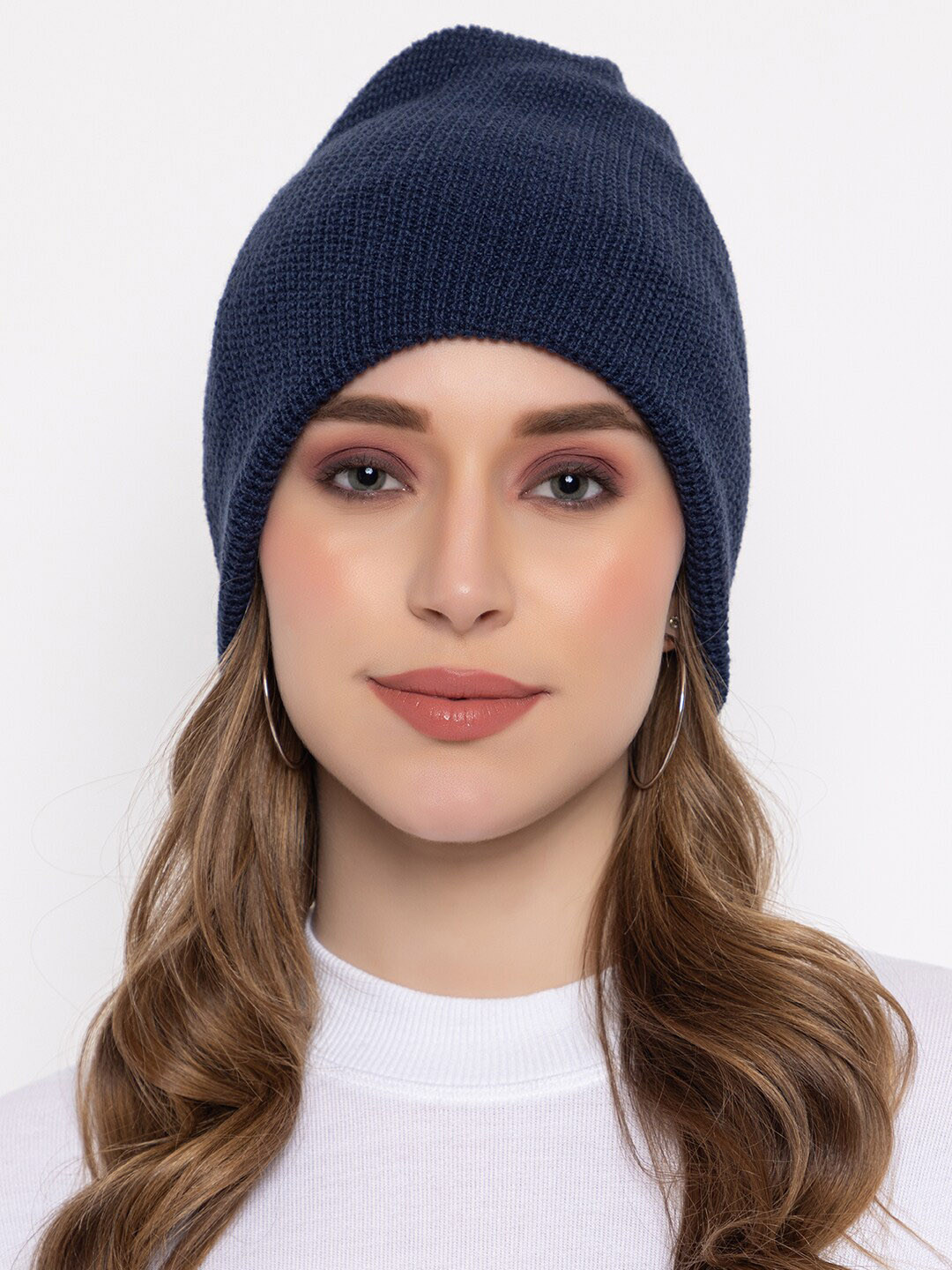 513 Women Convertible Acrylic Knitted Neck Warmer Beanie