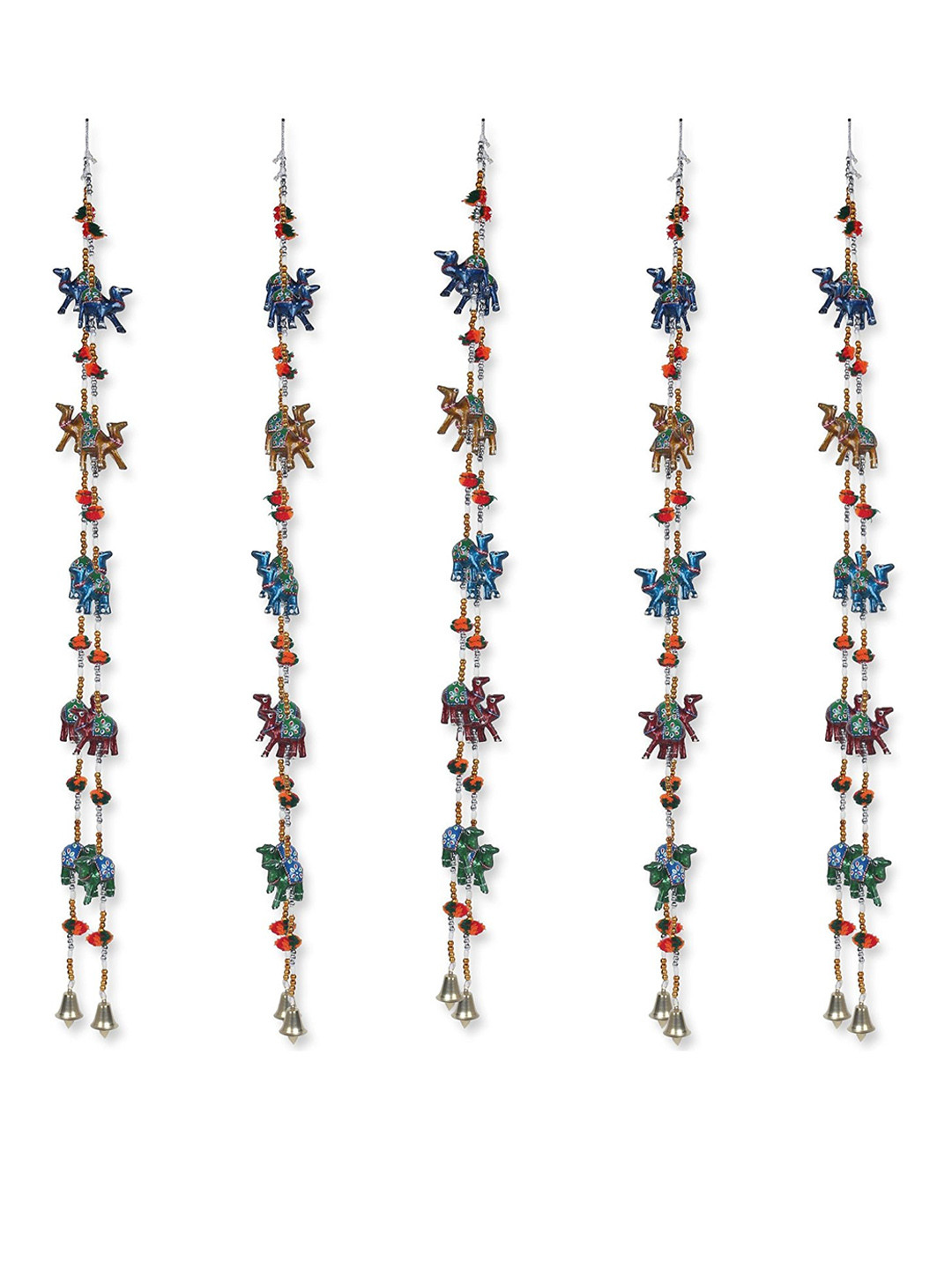 eCraftIndia Green 2 Pieces Rajasthani Camel Door hanging