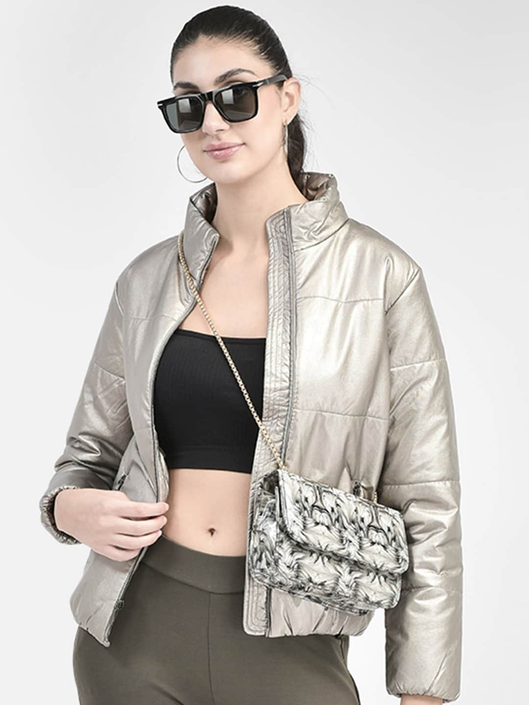Crimsoune Club Stand Collar Padded Jacket