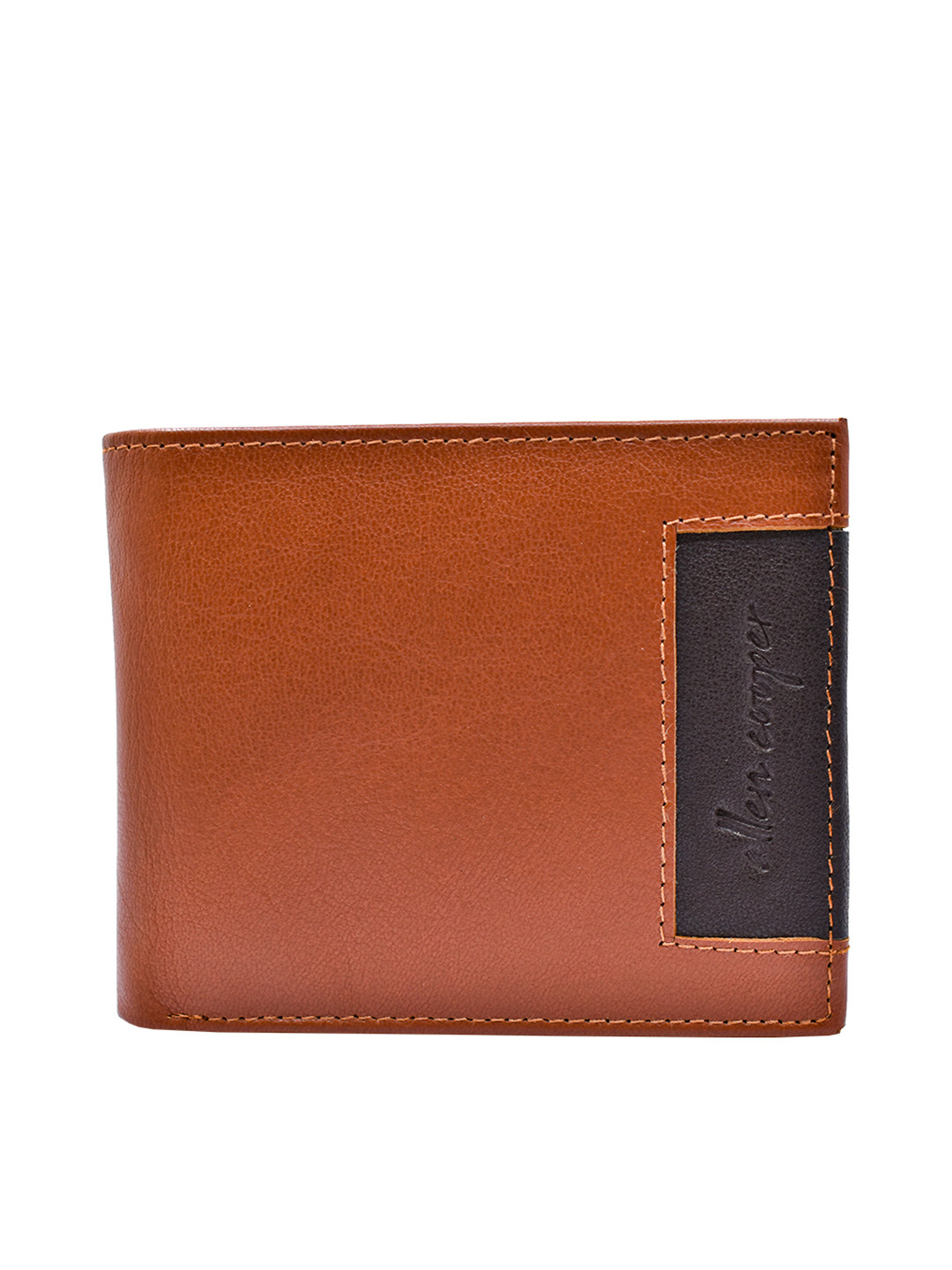 Allen Cooper Leather Two Fold Wallet