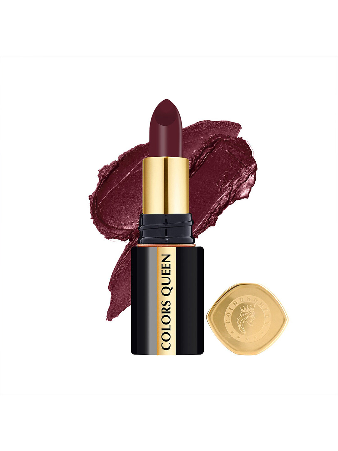 Colors Queen Luxury Matte Non Transfer Bullet Lipstick 4g - Wild Maroon 13