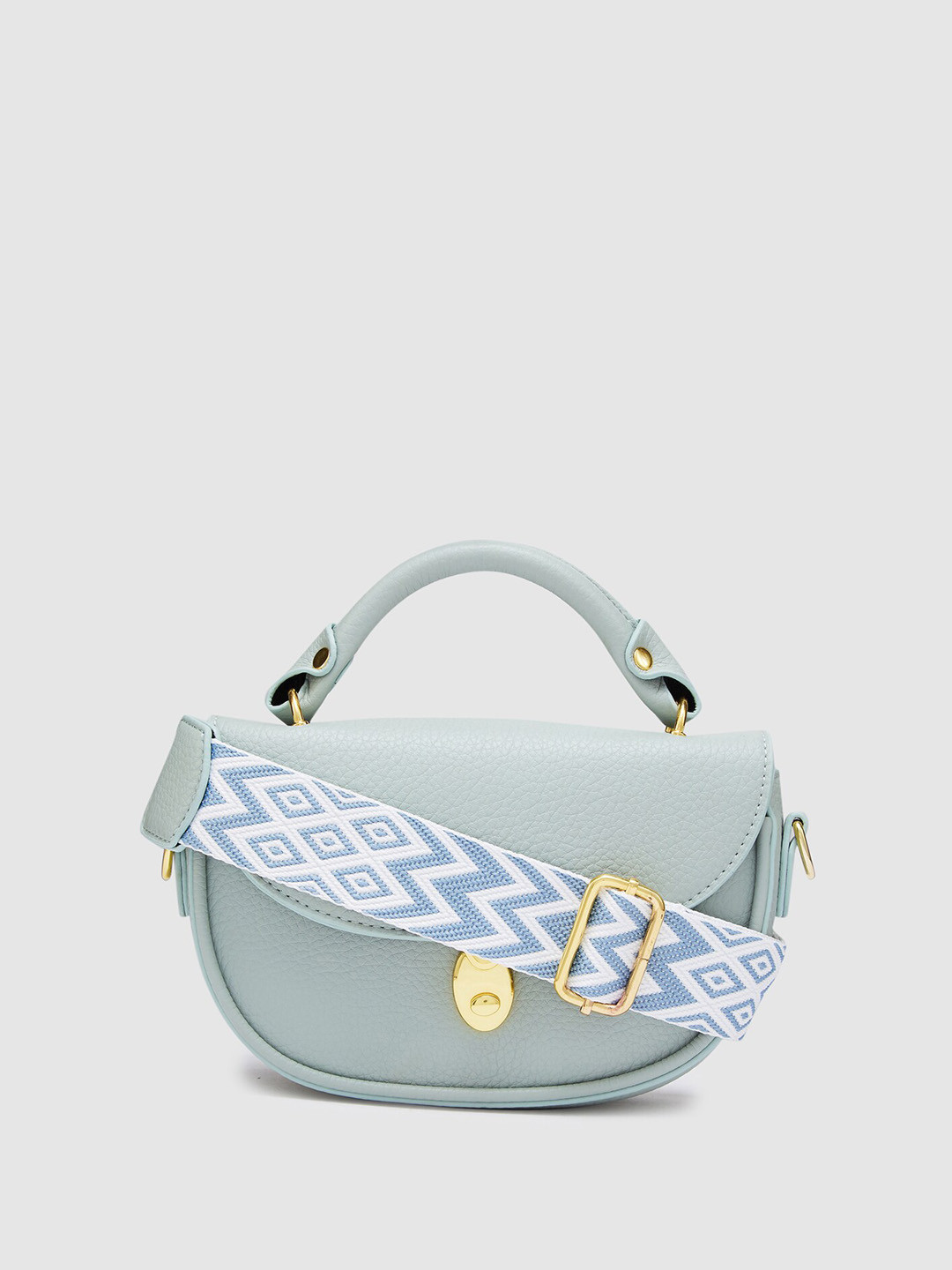 Globus Women Orange Textured Envelope Wallet With Detachable Strap