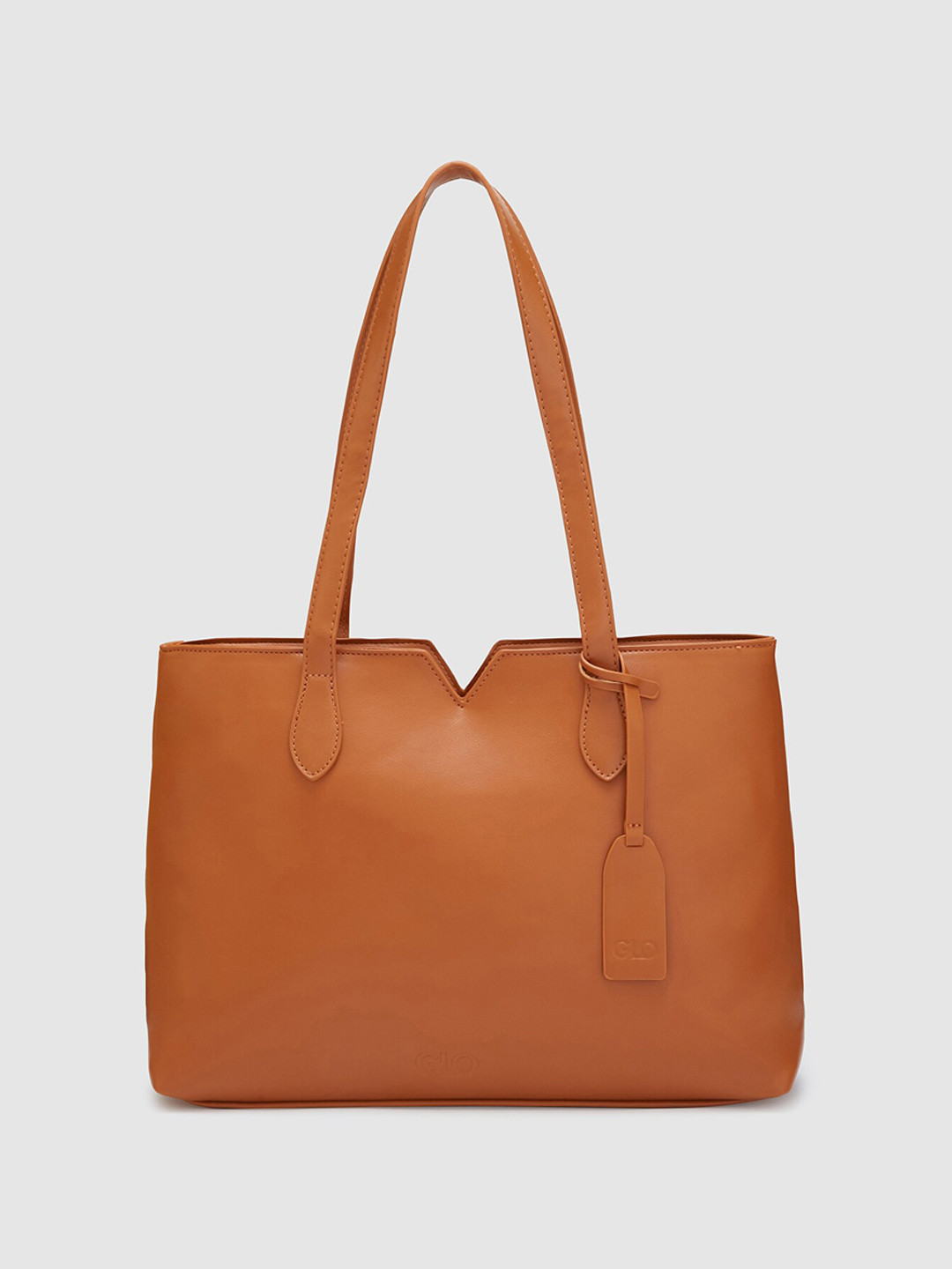 Globus Women Tan Solid Casual Tote Bag
