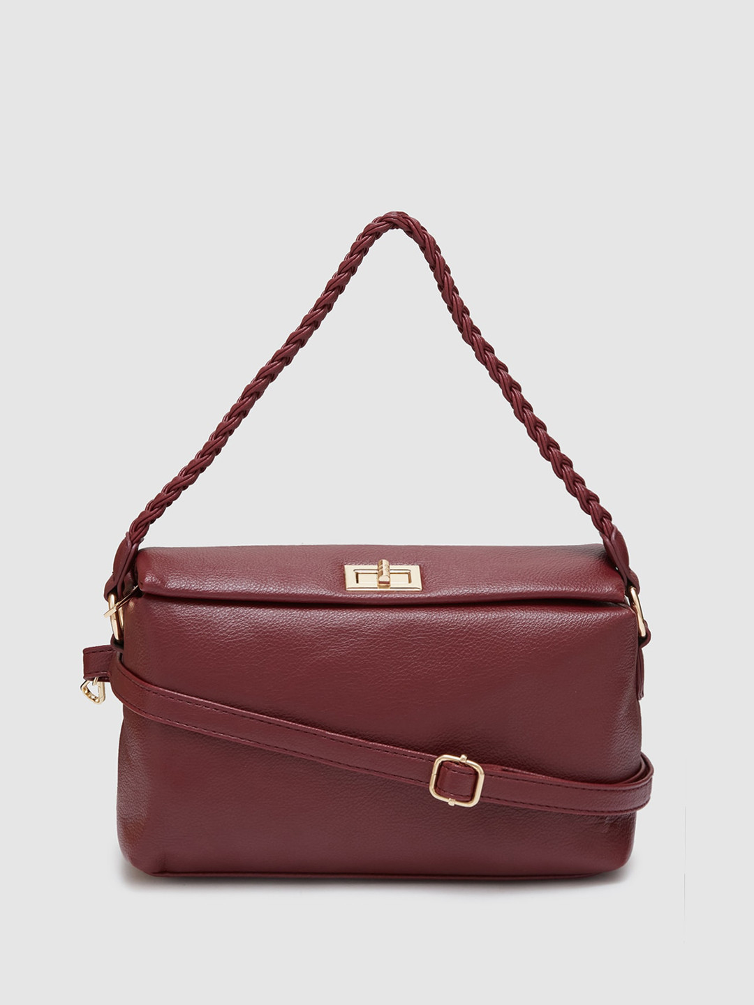 Globus Women Astro Dust Maroon Solid Casual Sling Bag