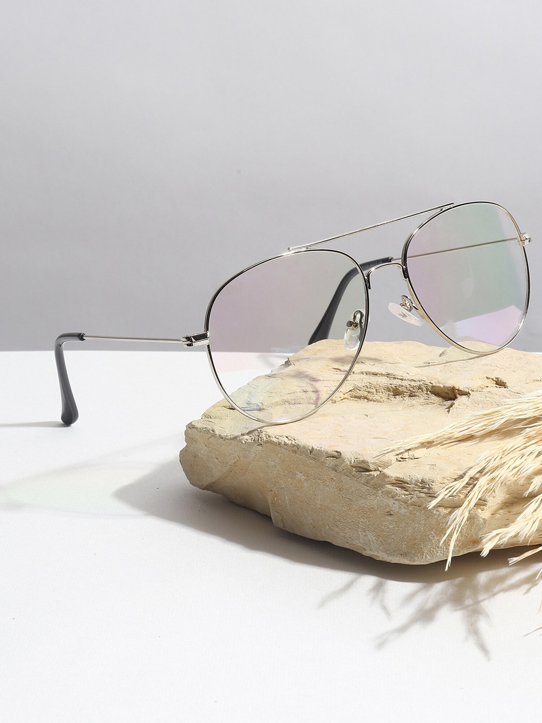 GARTH Unisex Lens & Aviator Sunglasses With UV Protected Lens GRT_BC_AVI-IMP_NIK