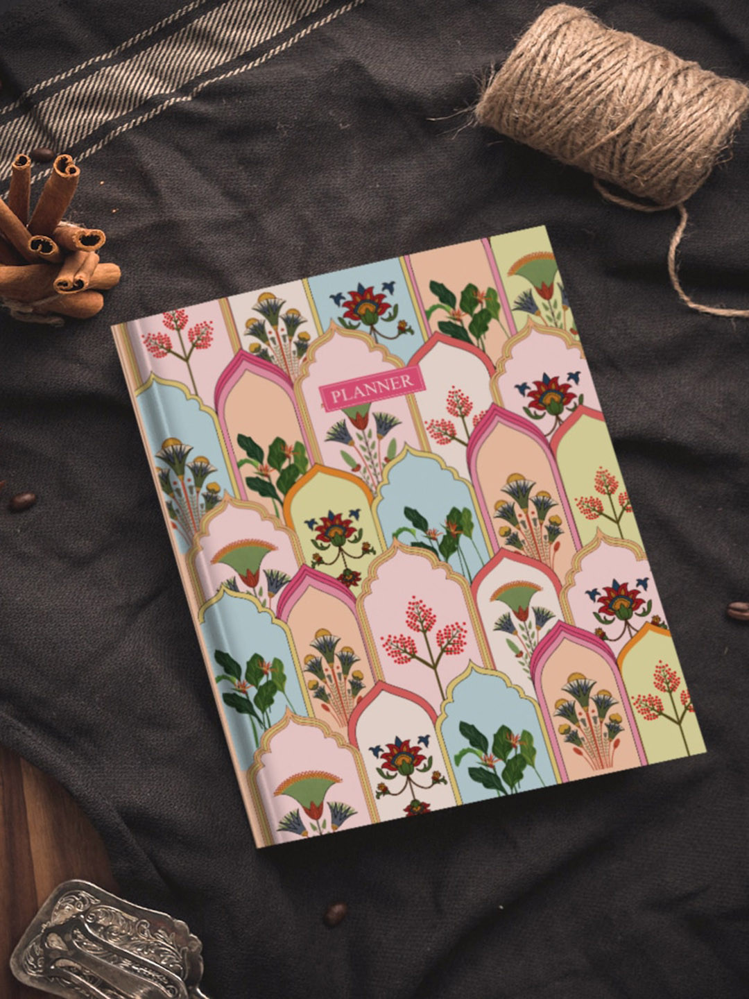 Gathari Floral Printed 6 Months Undated Planner