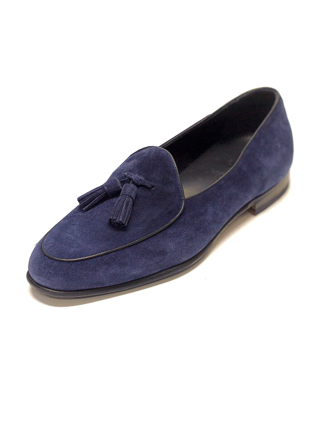Wolvenmilano Men Suede Comfort Insole Tassel Loafers