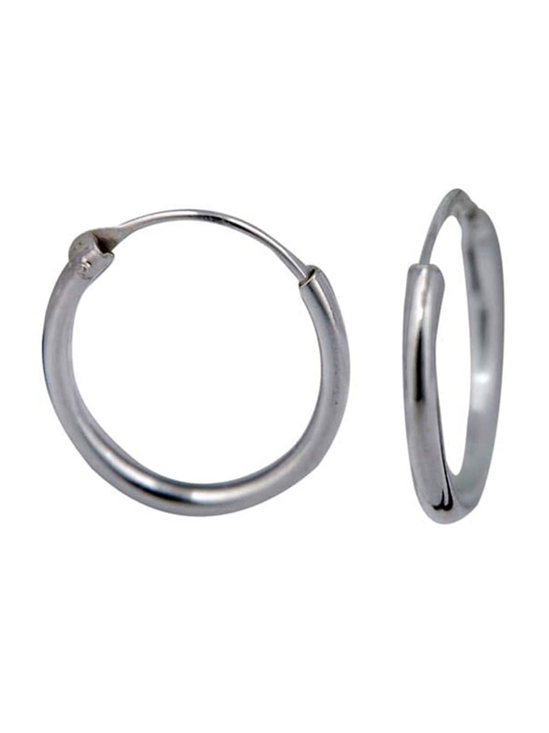 Abhooshan Sterling Silver Hoop Earrings