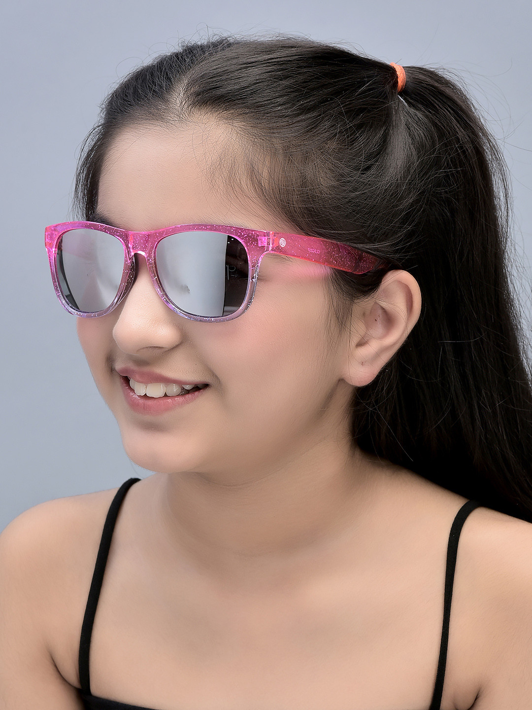 Carlton London Girls Mirrored Lens & Pink UV Protected Lens Wayfarer Sunglasses  CLSG237