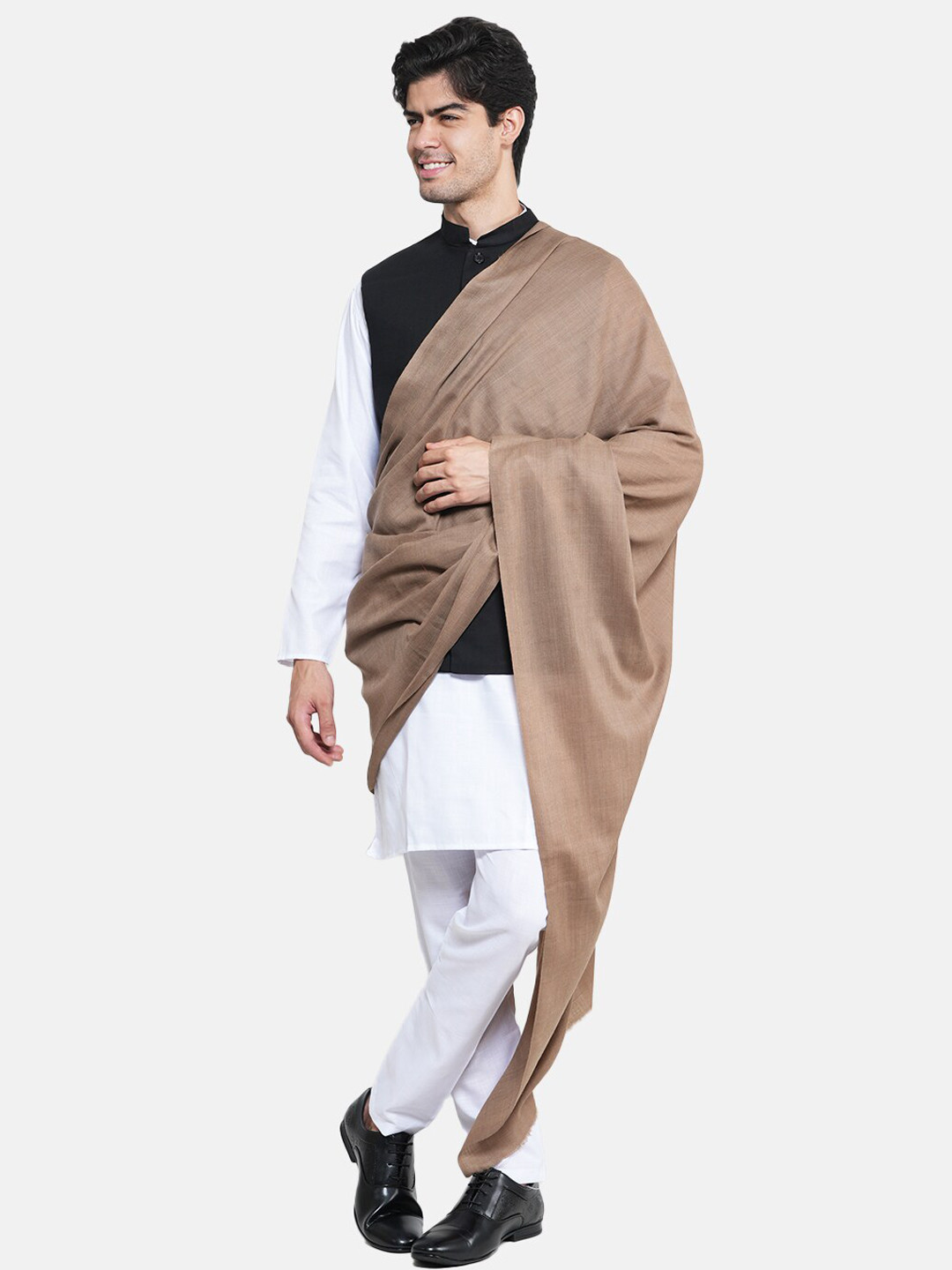 MUFFLY Men Fine Wool Shawl