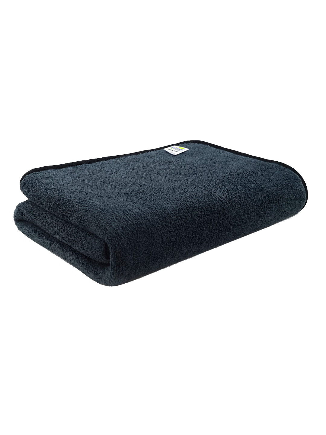 Softspun Microfiber Dark Grey Microfiber Antibacterial Soft Bath Towel