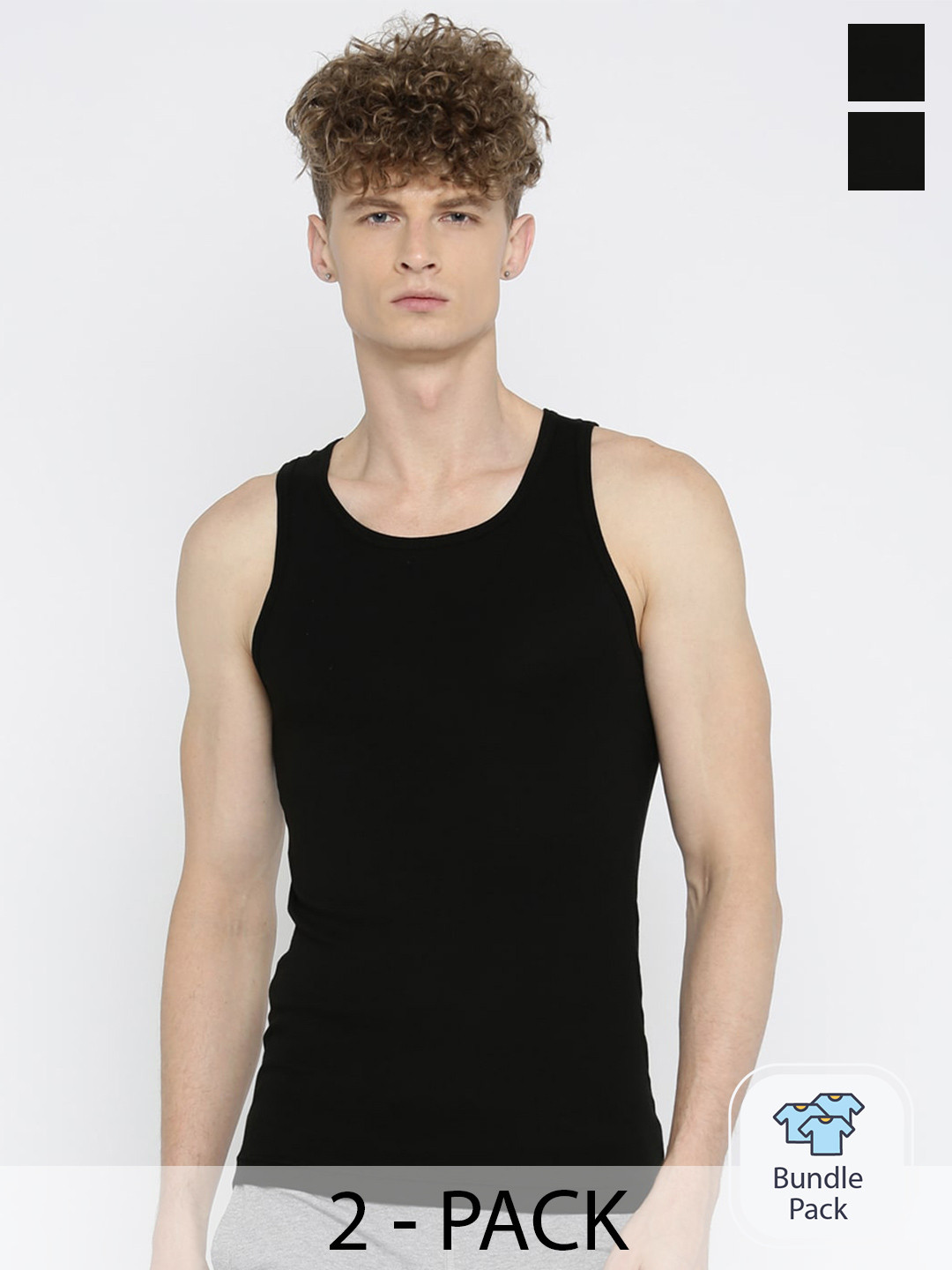 Jockey Pack Of 2 Cotton Innerwear Vests 1999068