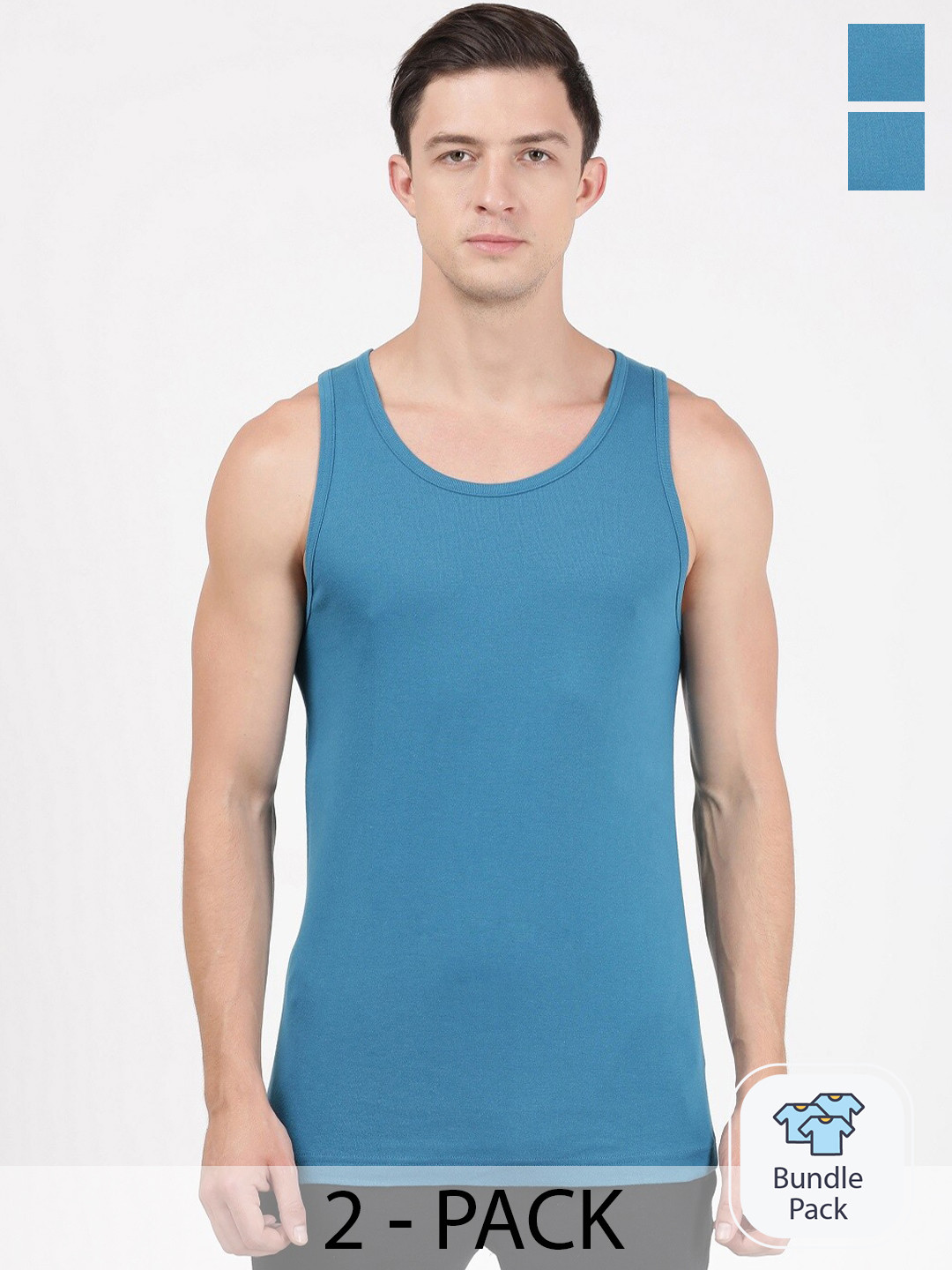 Jockey Pack Of 2 Cotton Gym Vest 18739944