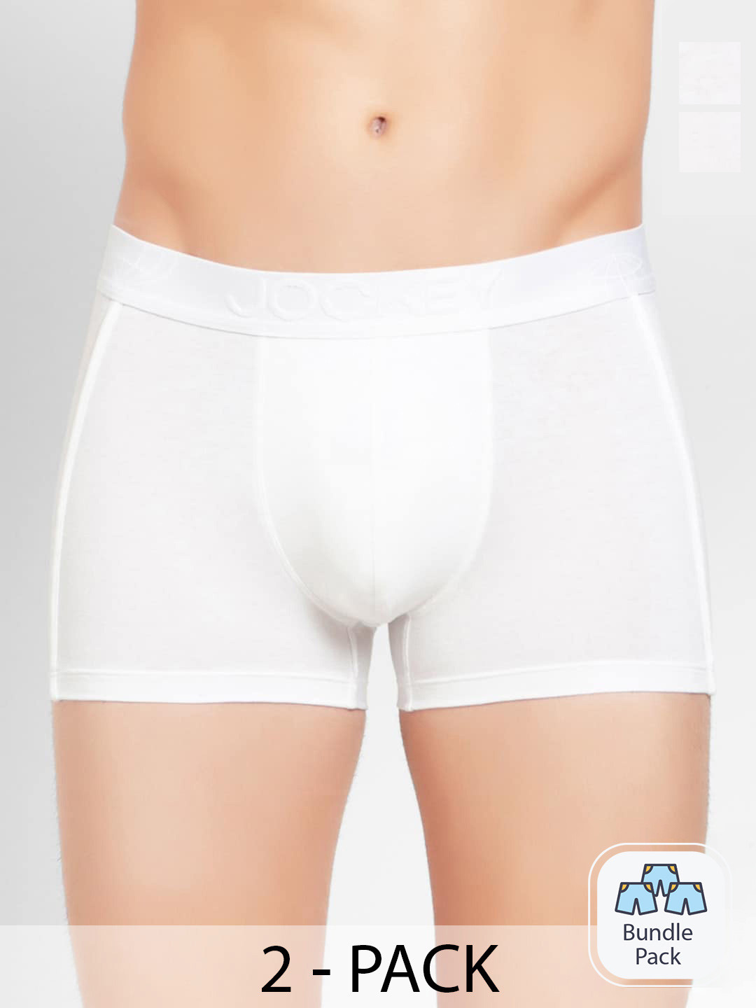 Jockey Men Pack Of 2 Outer Elastic Trunks 11444776