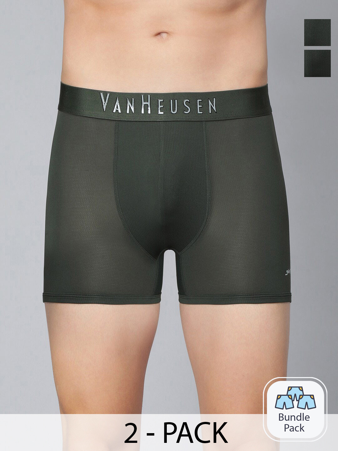 Van Heusen Men Pack Of 2 Mid Rise Trunk-24762730