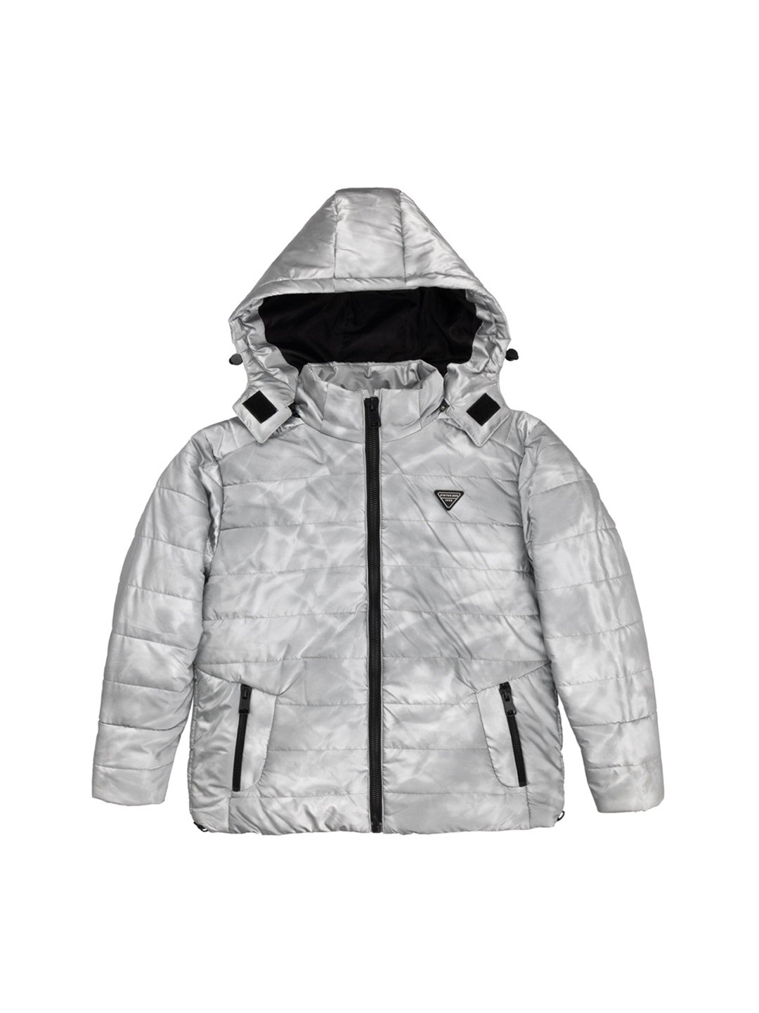 Status Quo Boys Tie and Dye Hooded Padded Jacket