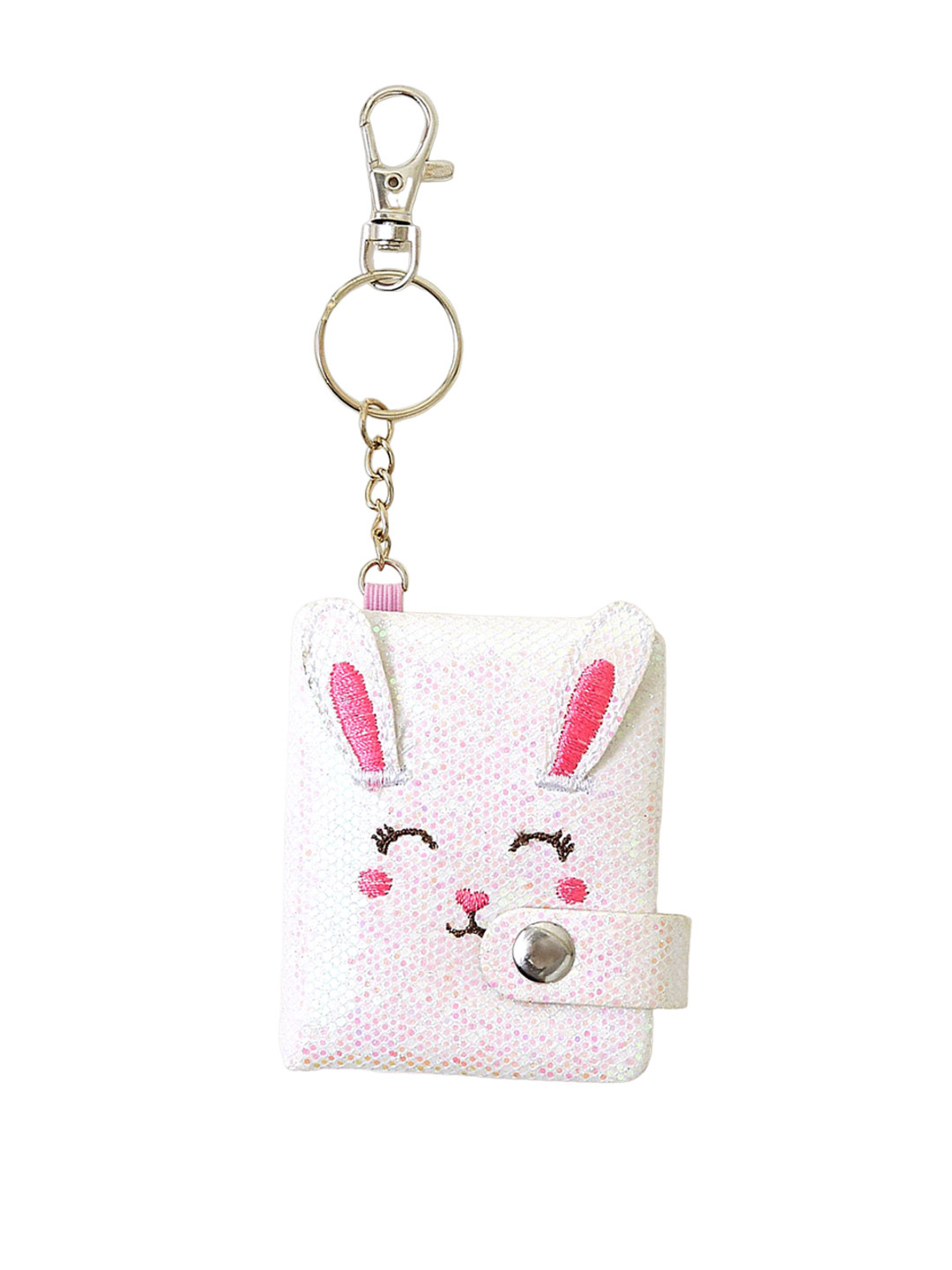 Accessorize Girls Bunny Keychain Notebook