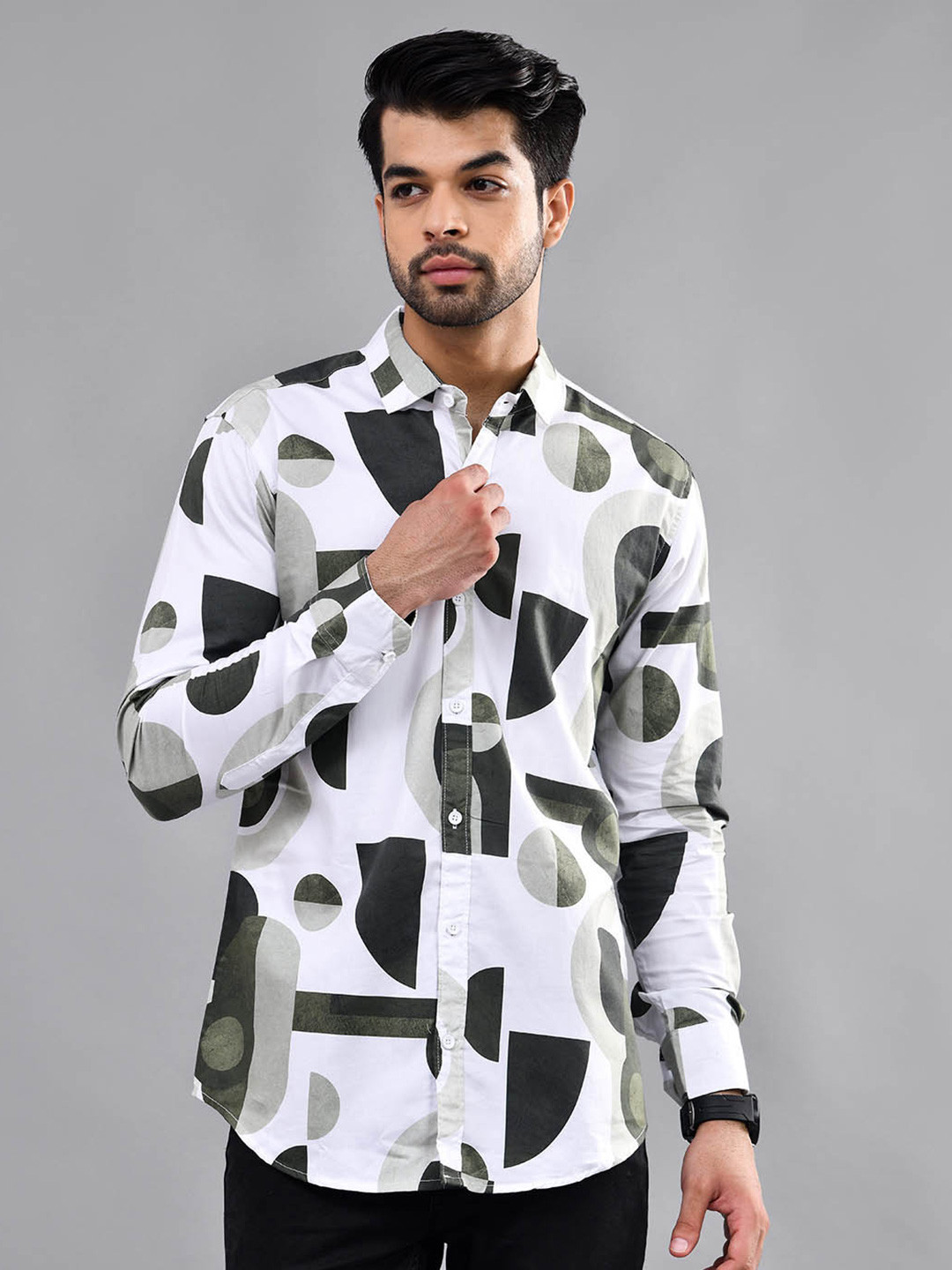 DEZANO Modern Conversational Printed Casual Shirt