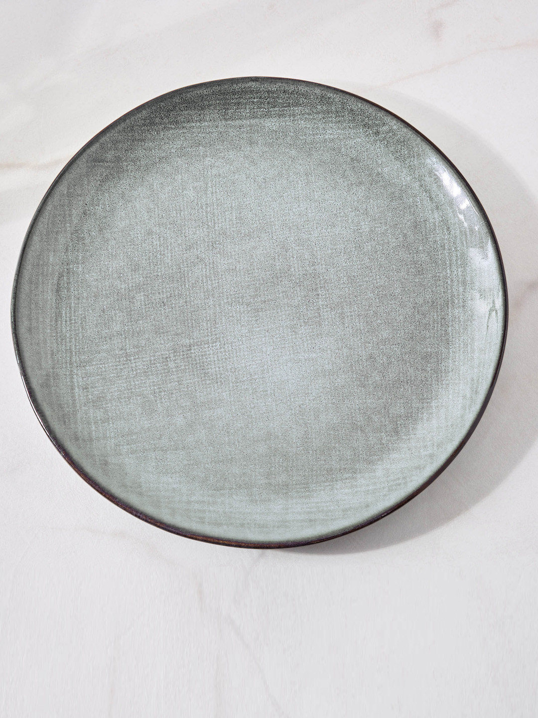 Home Centre Grey Stoneware Side Plate 21 cm
