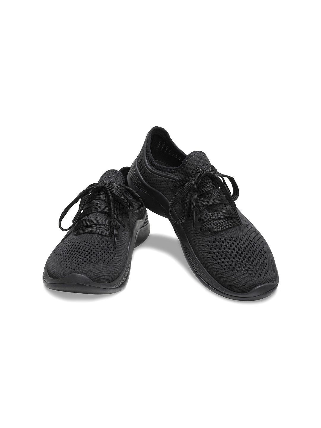 Crocs Women Perforated Lace-Up Sneakers