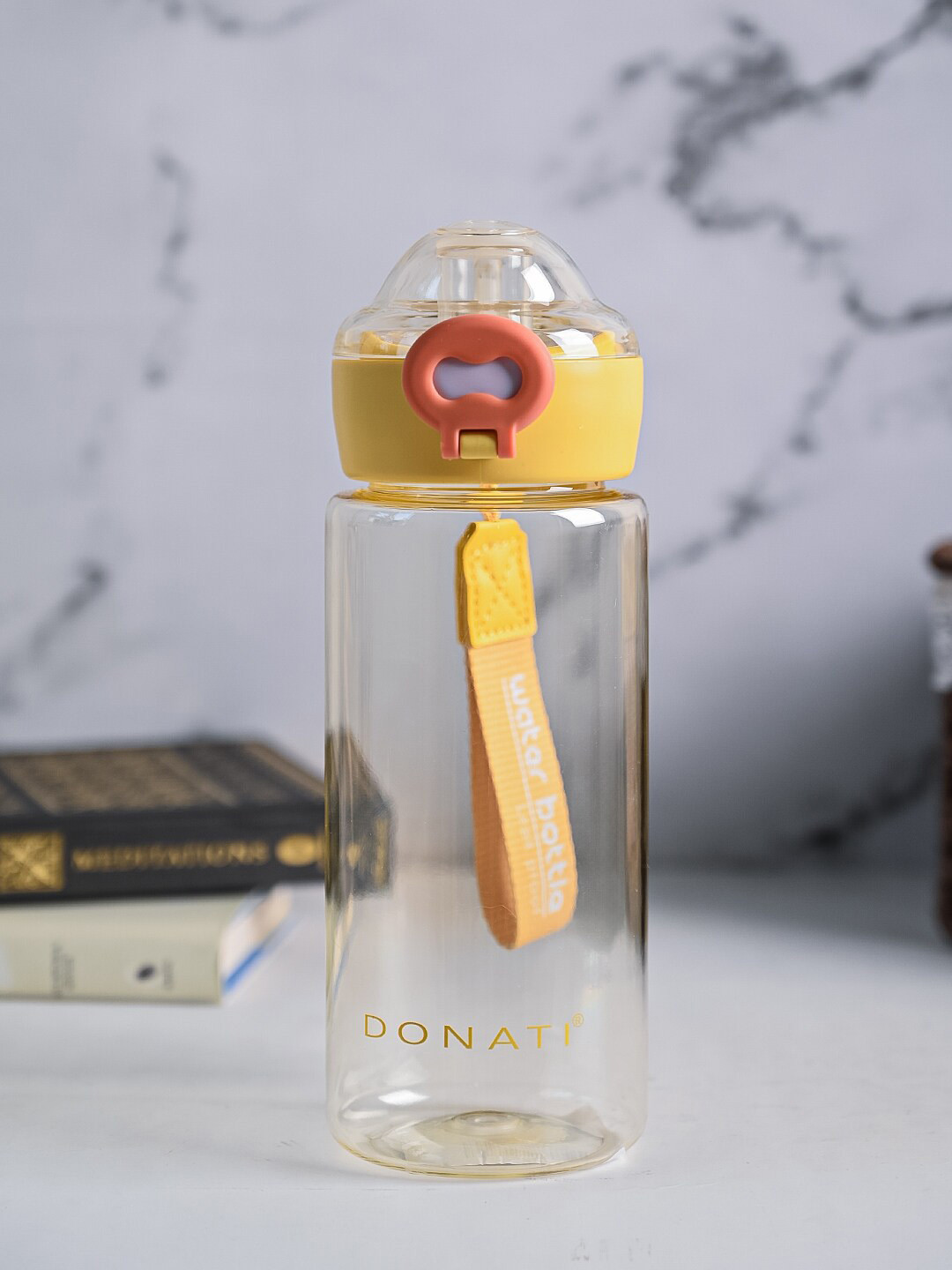 MARKET99 Yellow Plastic Carrying Loop Sipper - 830ml