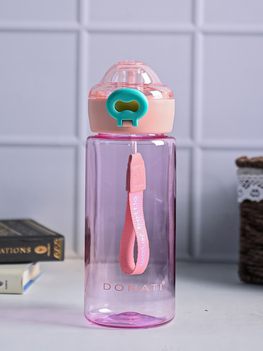 MARKET99 Purple Plastic Flip Top Sipper - 830ml