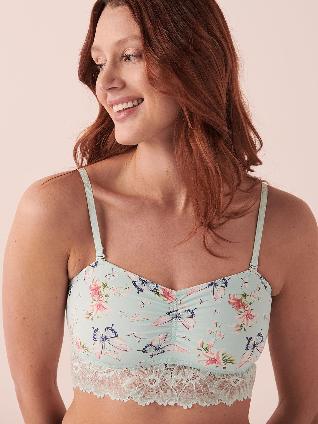 La Vie en Rose Printed Medium Coverage Lightly Padded T-shirt Bra with All Day Comfort