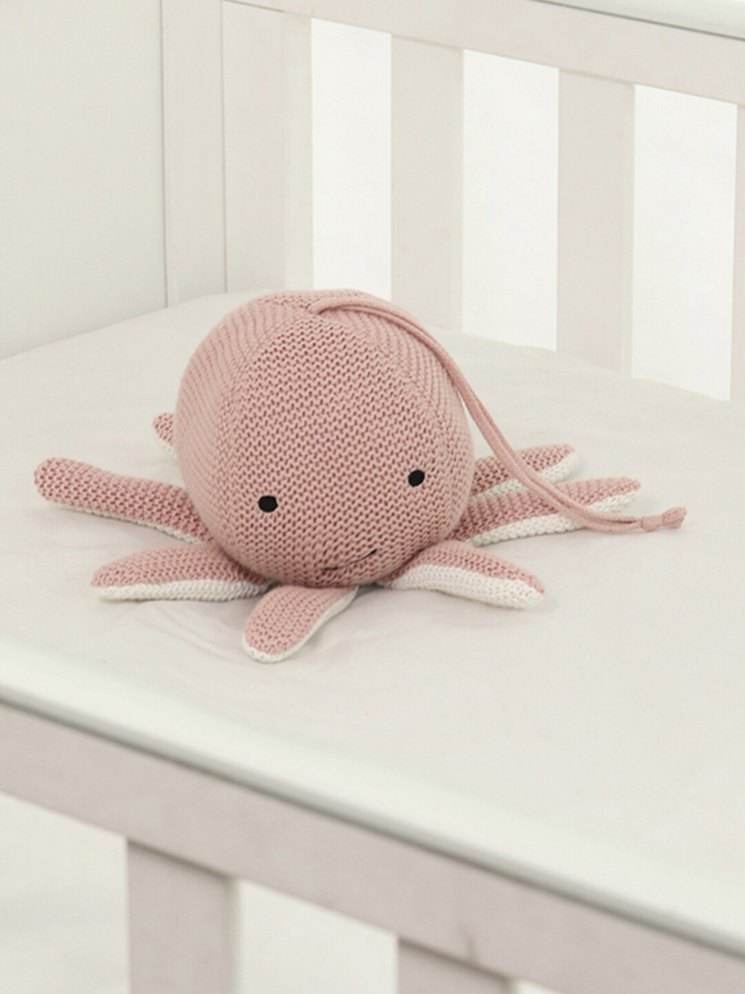 Pluchi Kids Octopus Cotton Knitted Stuffed Soft Music Toy