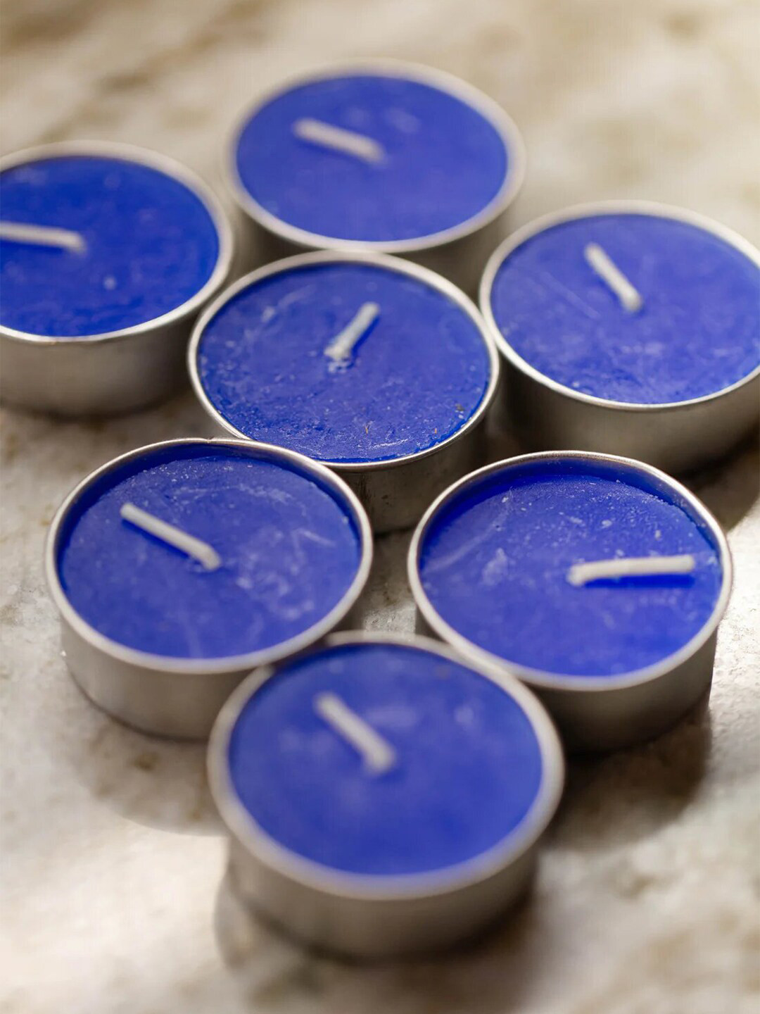 Aromatic Fables 25Pcs Scented 1 Wick Cupcake Solid Round Regular Tea Light Candles