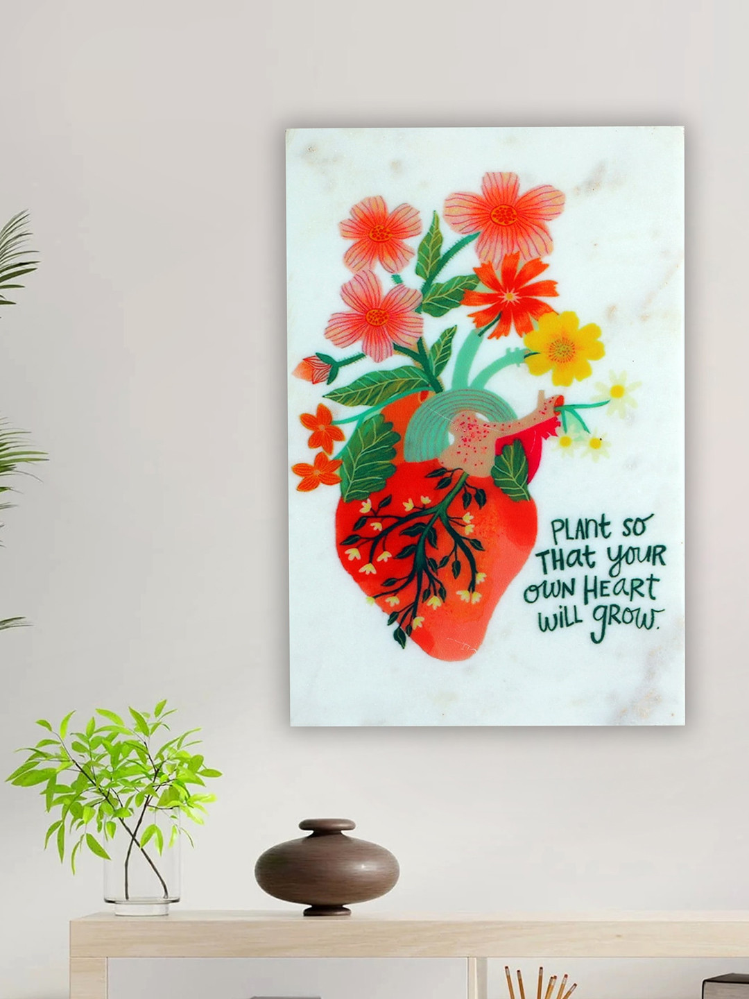 POSH-N-PLUSH Canvas Wall Rectangle Paintings Wall Art -12x8In