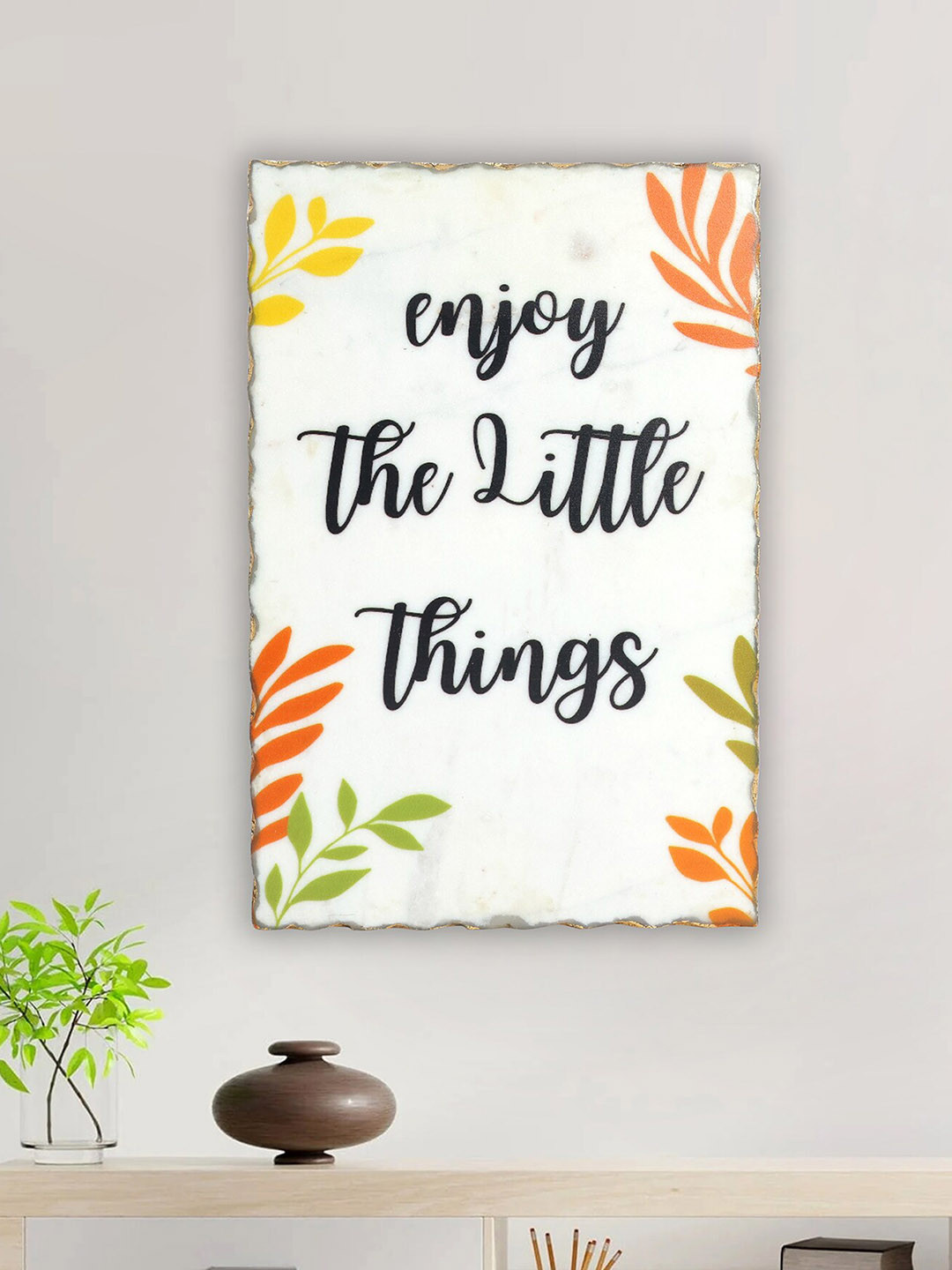 POSH-N-PLUSH Wood Wall Rectangle Paintings Wall Art-12 x 8In