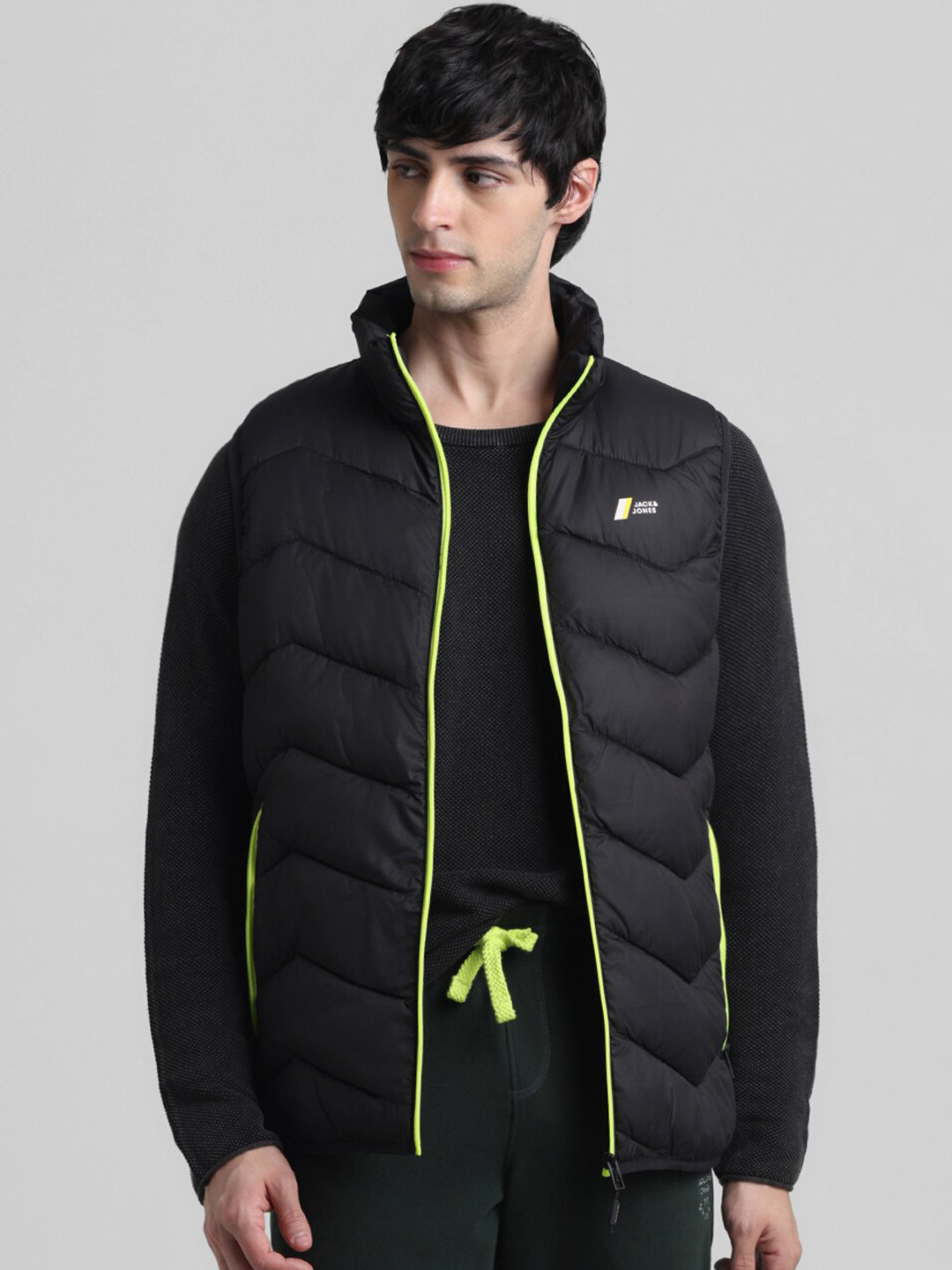 Jack & Jones Mock Collar Puffer Jacket