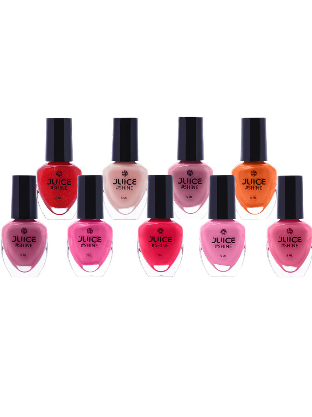 JUICE Juice Shine 9 Pcs LongLasting Nail Polish-5mlEach-102-111-251-05-52-60-292-208-249