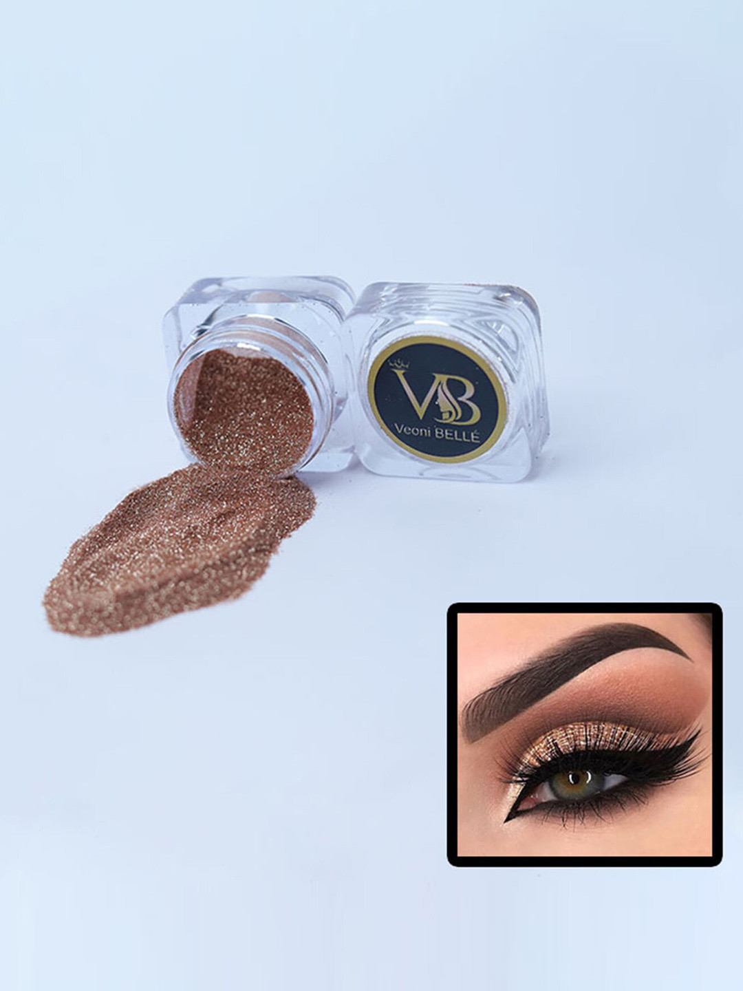 Veoni BELLE Professional Cosmetics Pigment Loose Powder Eyeshadow 5g - Rose Gold 17