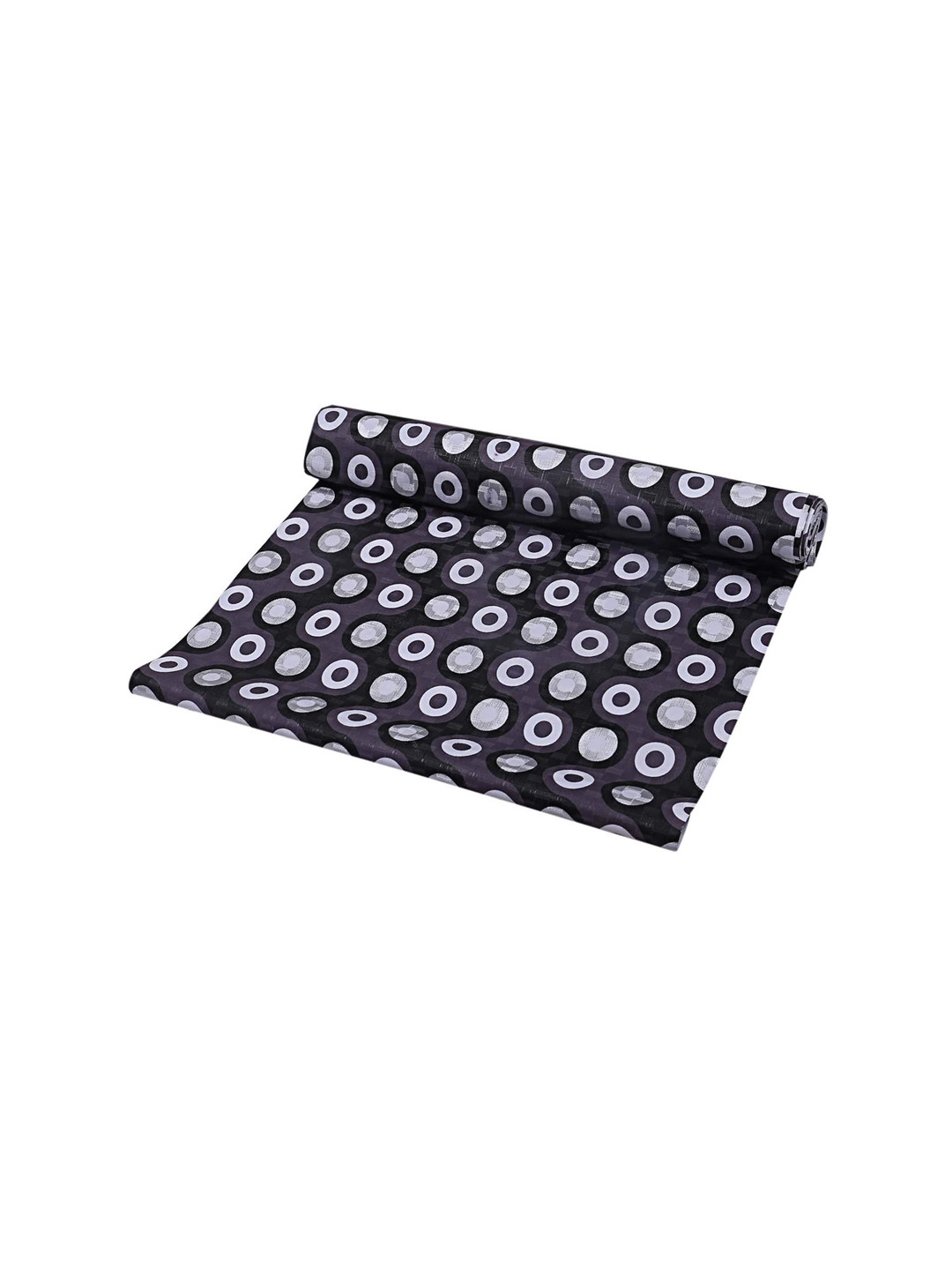 Dakshya Industries Coin Grey Printed Water Resistant Shelf Liner