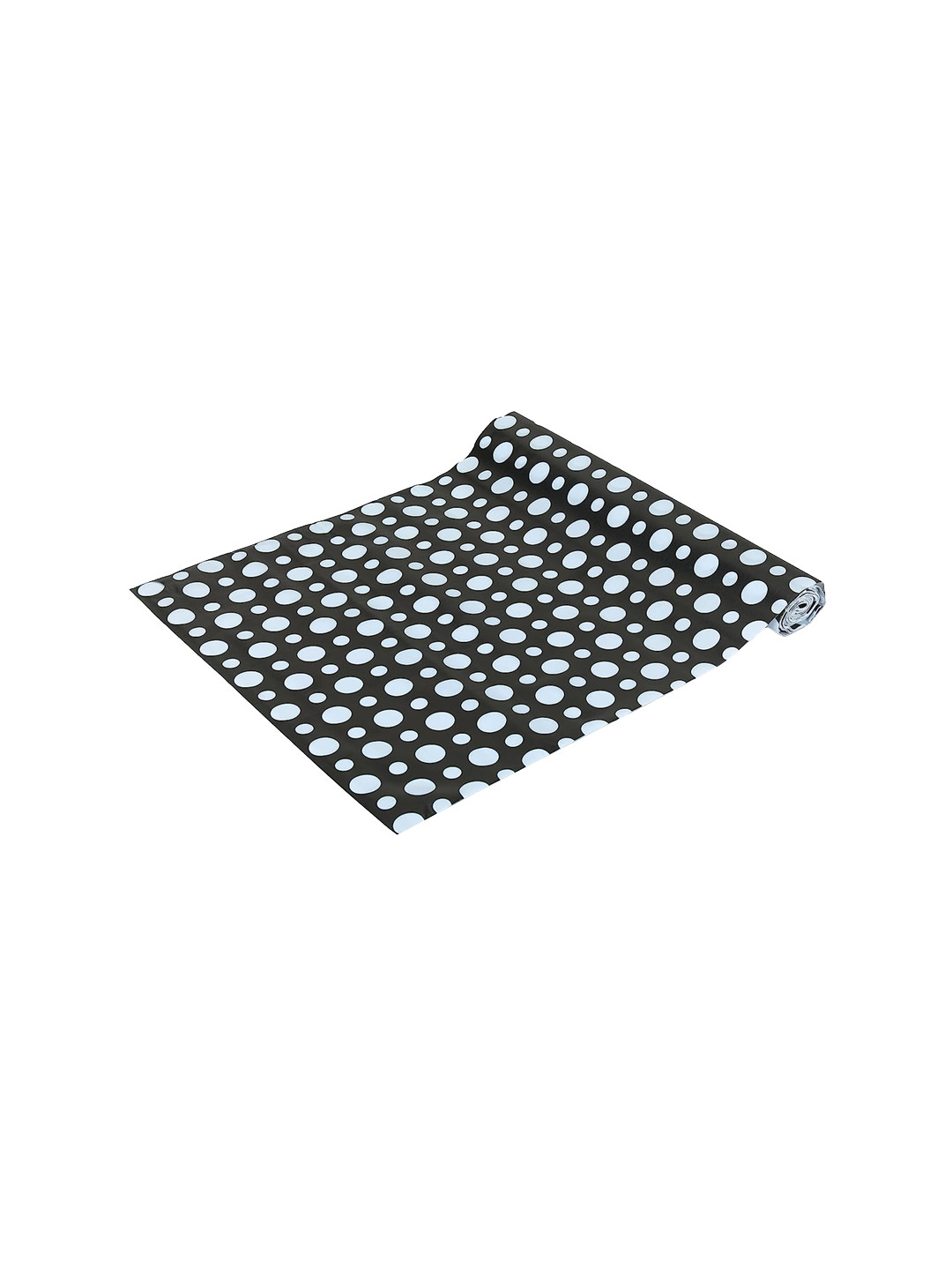 Dakshya Industries Black & White Polka Dots Printed Shelf-Liner