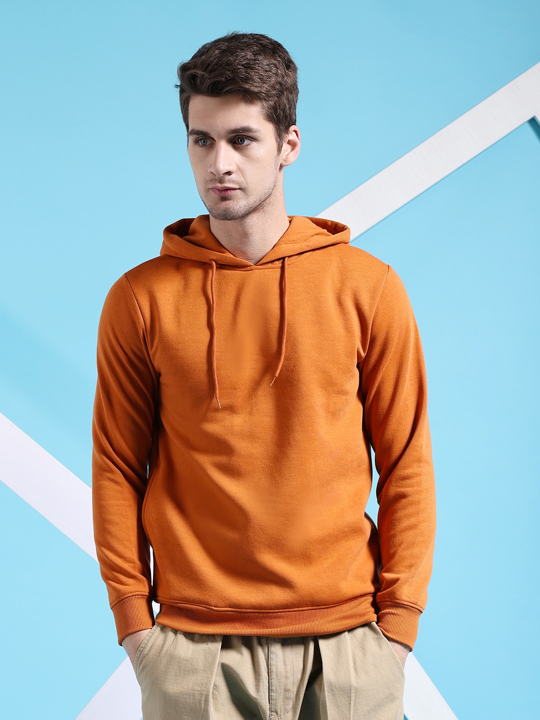 Orange store pullover hoodie