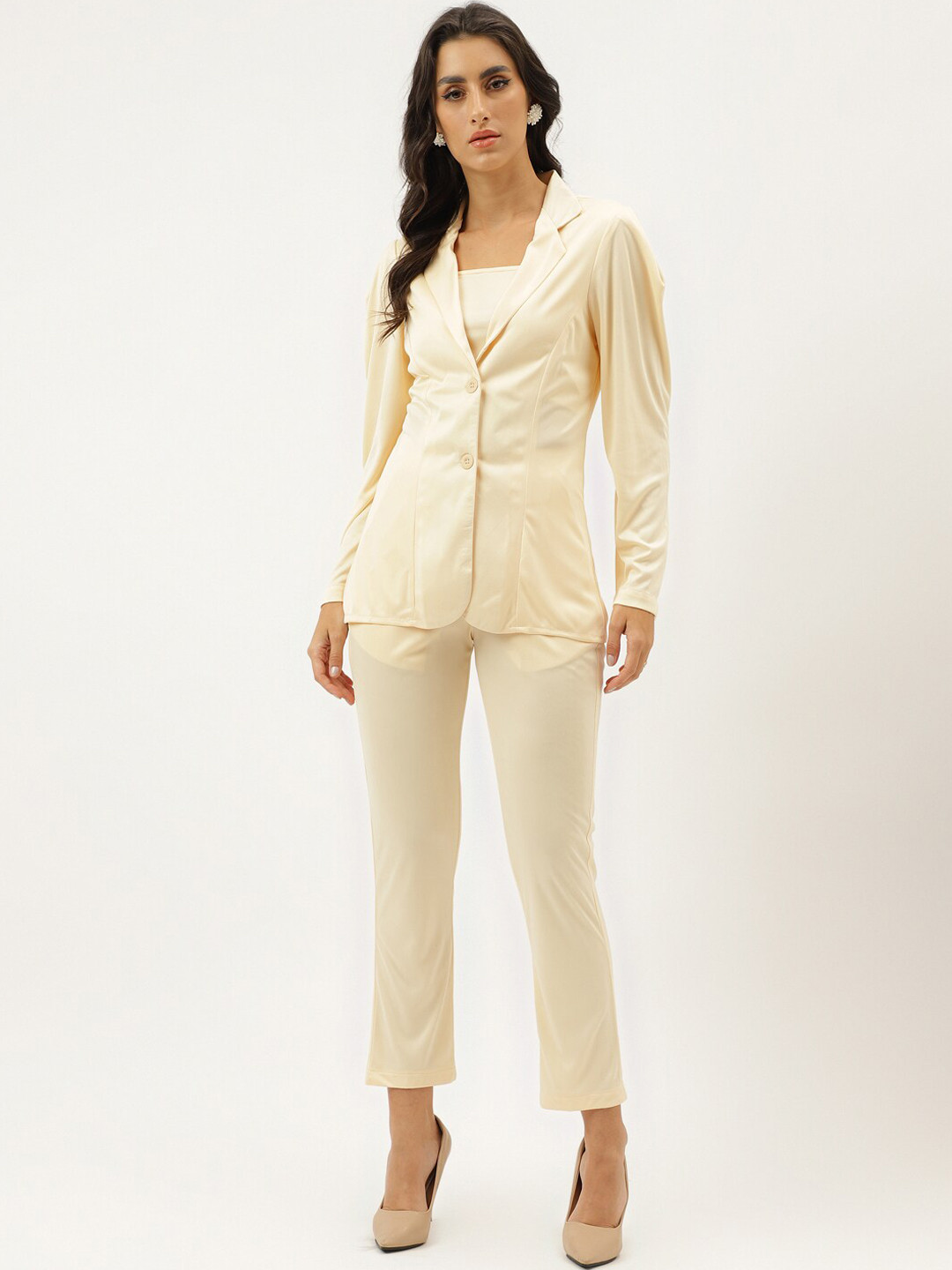 TRYMISFIT Lapel Collar Co-Ords Set