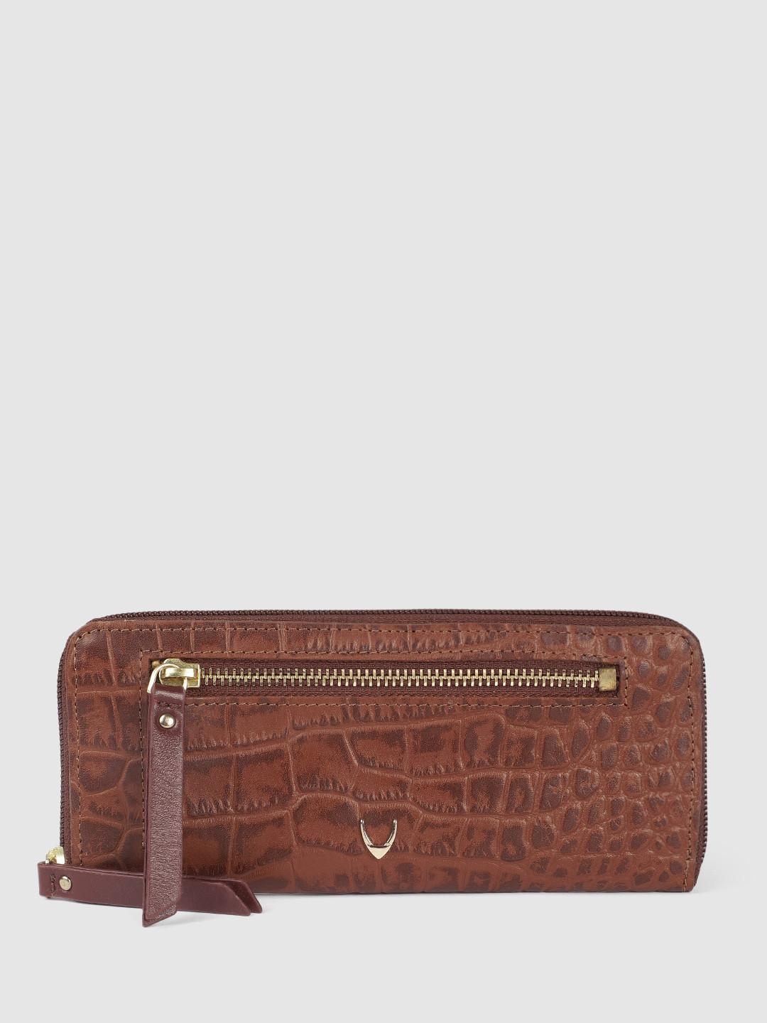 Hidesign Women Textured Leather Zip Around Wallet