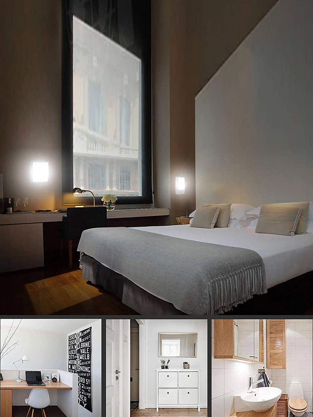 Ascension White 2W 240 Lumens COB Wall Switch Lights Wall Lamps