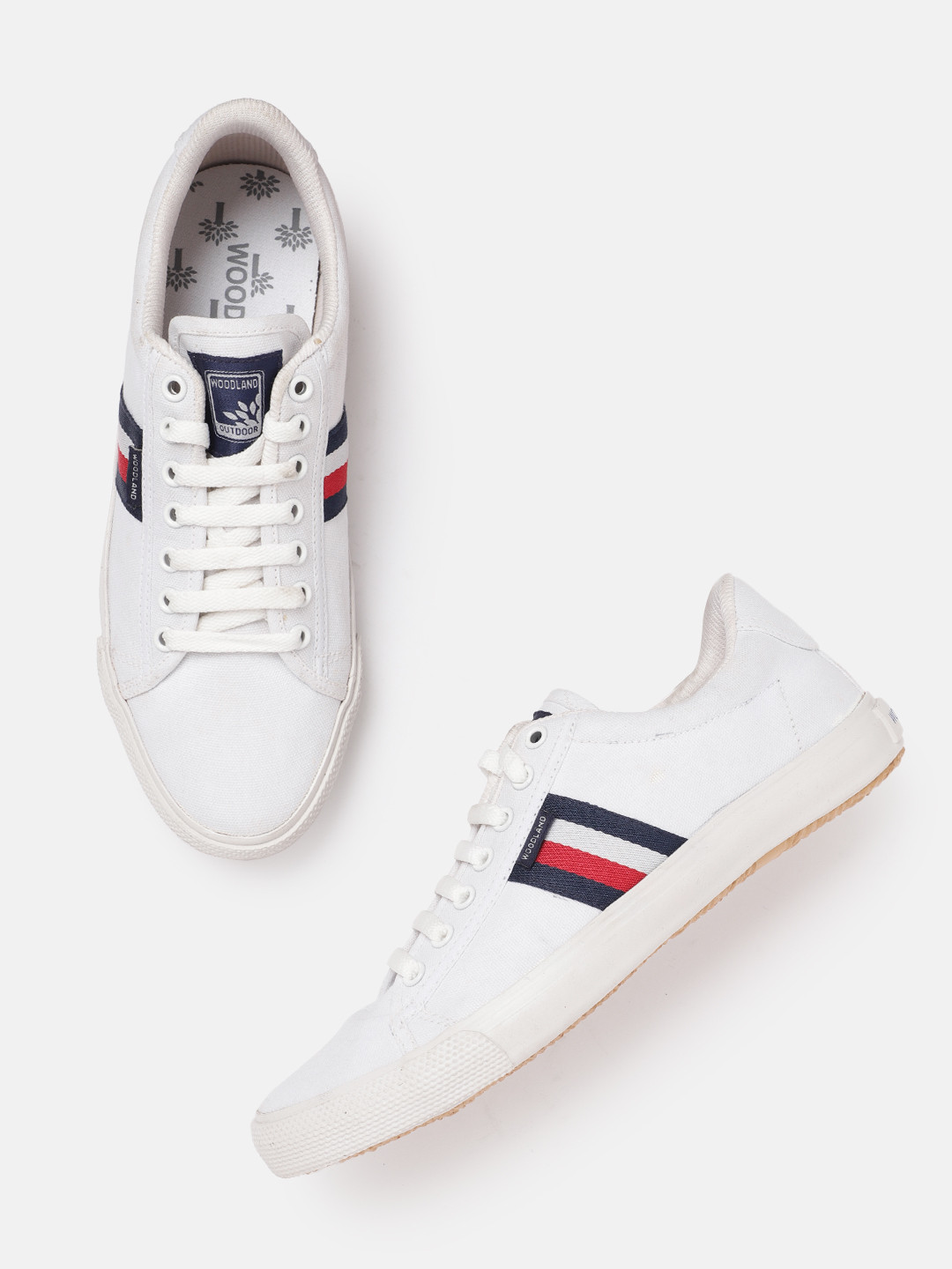 Woodland Men Round Toe Sneakers