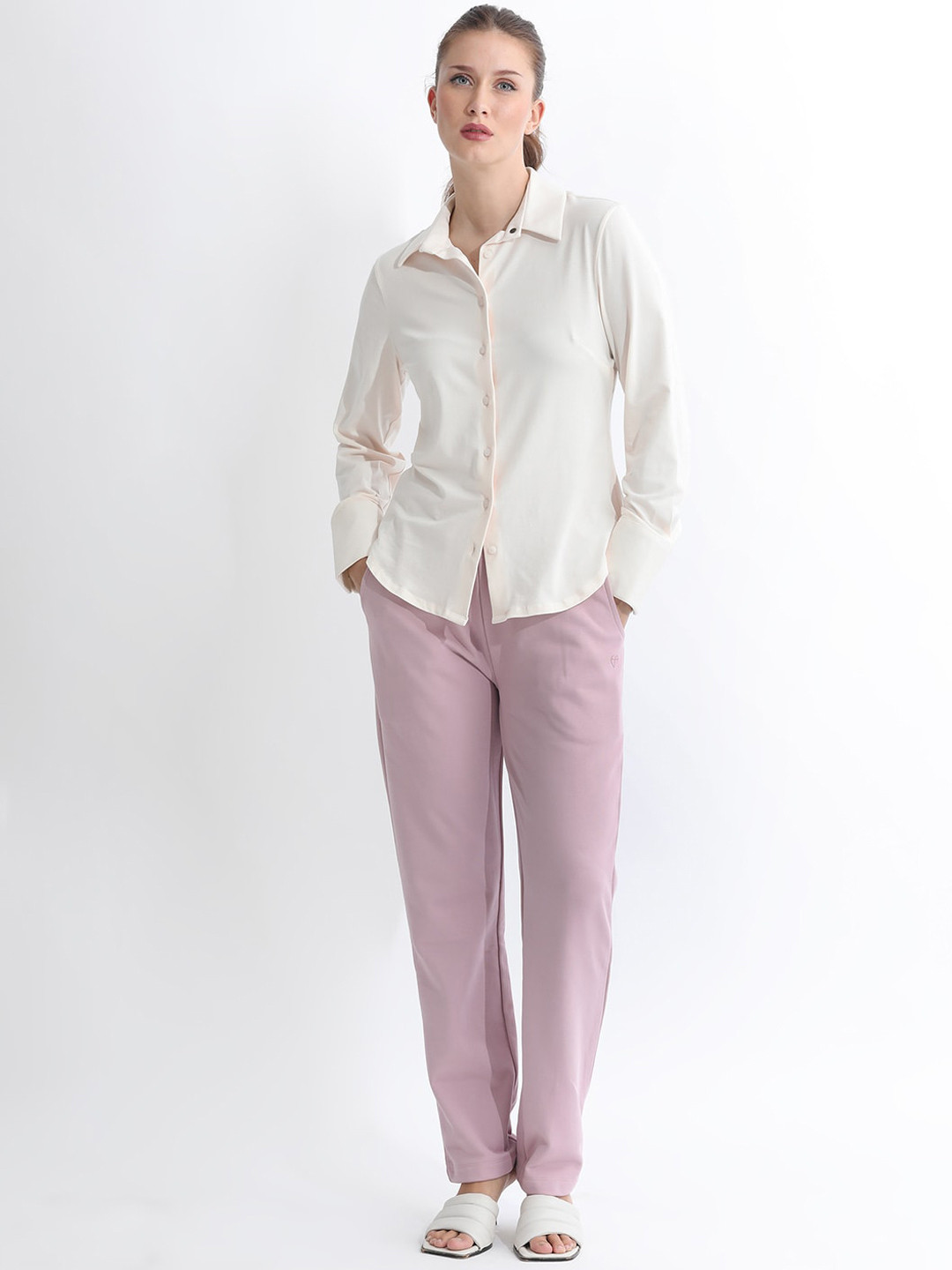 ARTICALE Women Cotton Slim-Fit Track Pant
